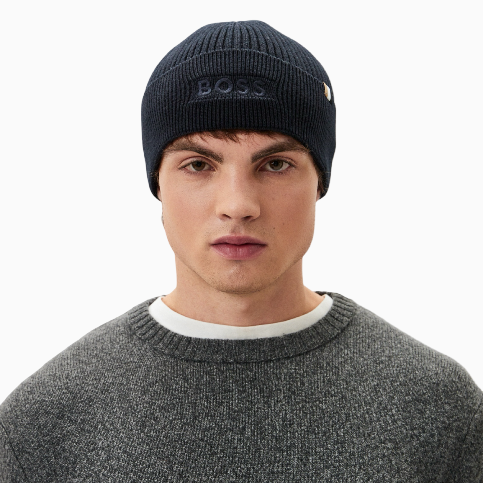 Мъжка зимна шапка Boss Men Winter Hat 50522427 Model View