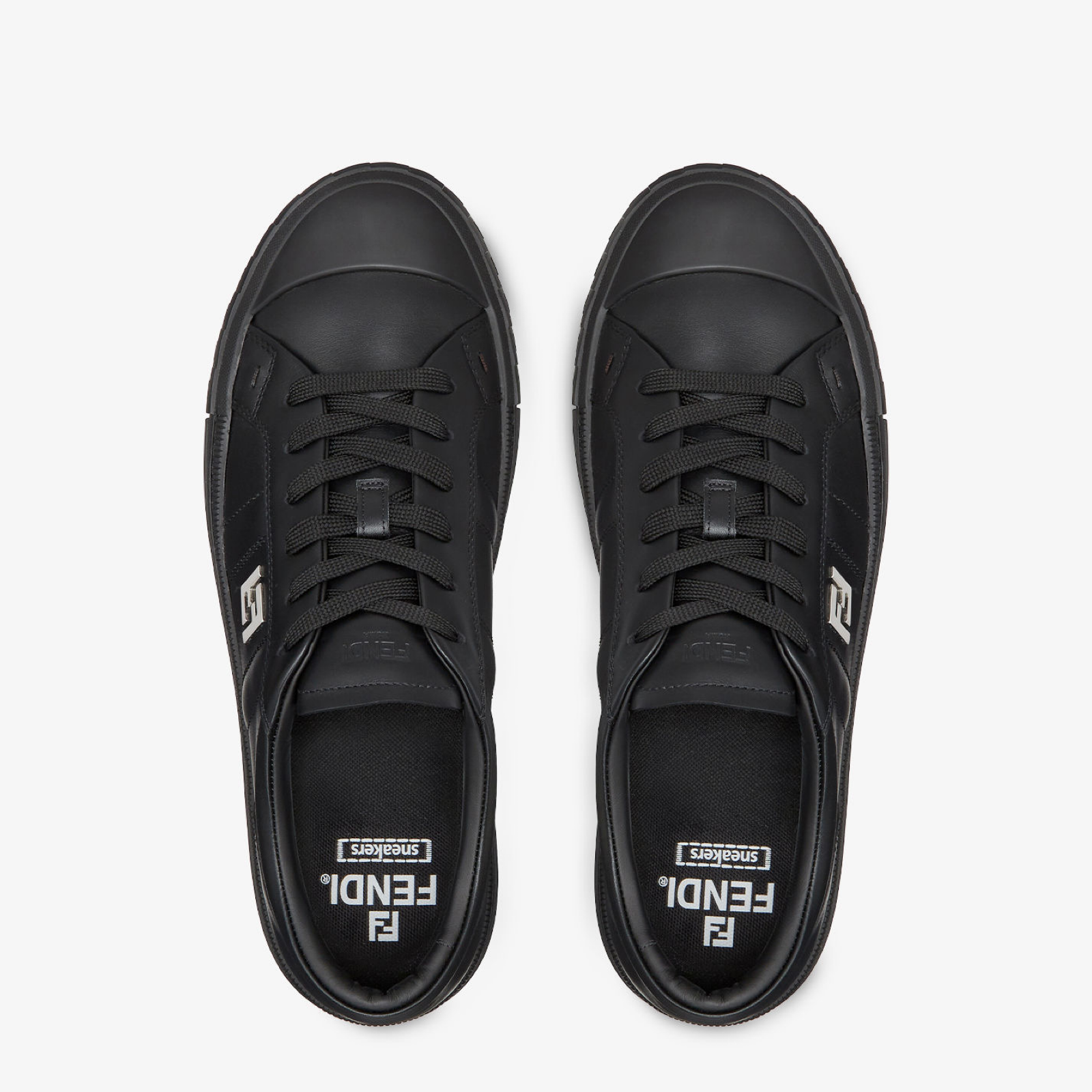 Дамски черни маратонки Fendi Domino Men Sneakers