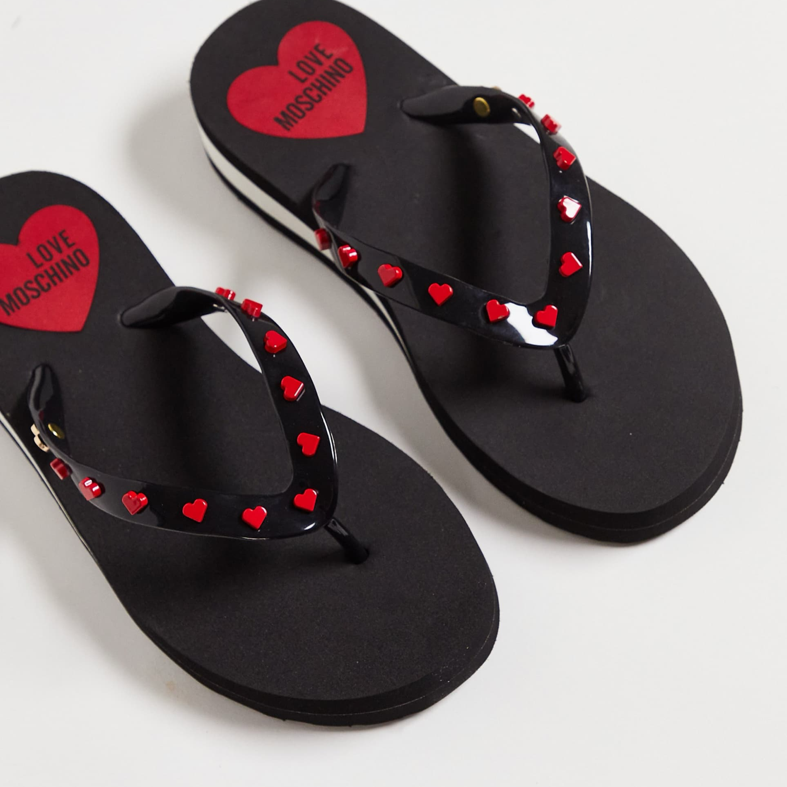 Дамски чехли Love Moschino JA28093G1EI30000 Top View