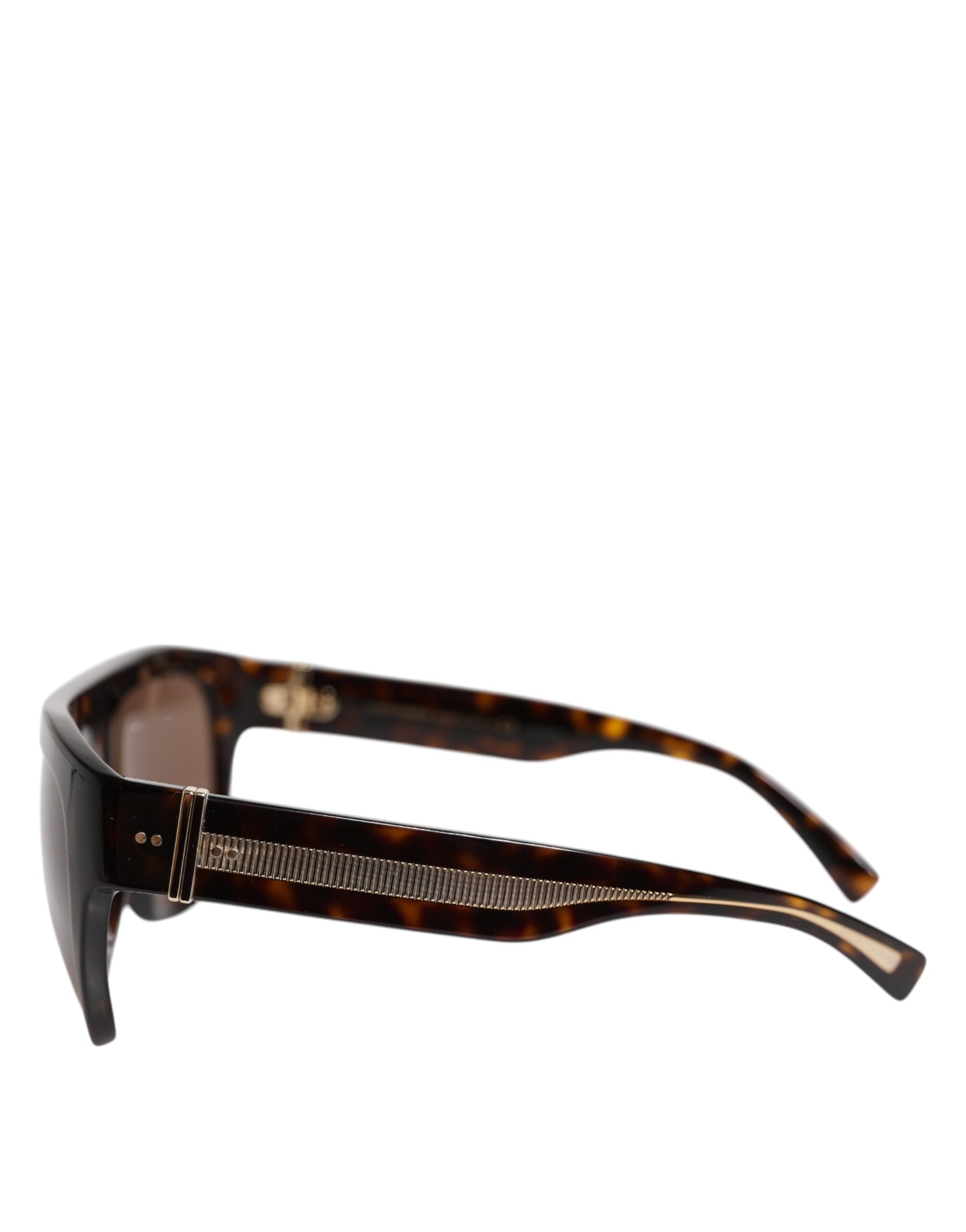 Dolce & Gabbana Dark Brown Havana DG4398F Square Frame Eyewear Sunglasses