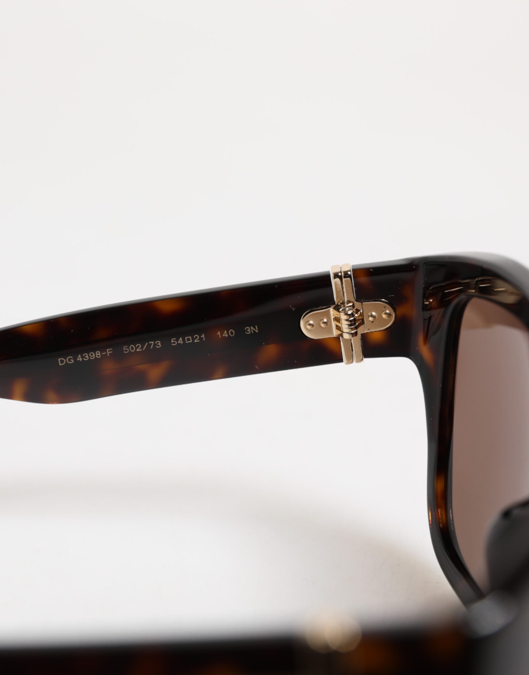 Dolce & Gabbana Dark Brown Havana DG4398F Square Frame Eyewear Sunglasses