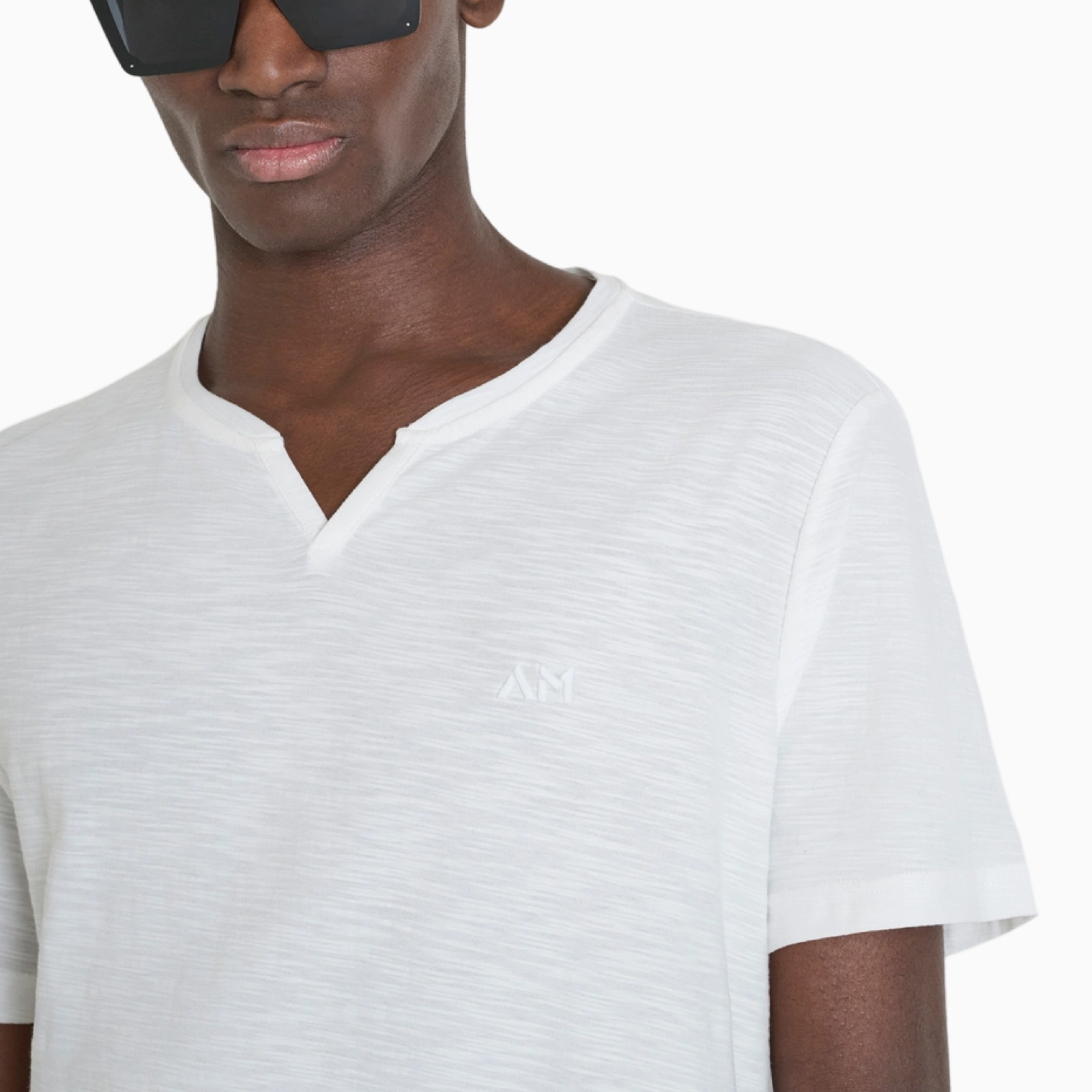 Мъжка бяла тениска Antony Morato MMKS02483-FA100246
