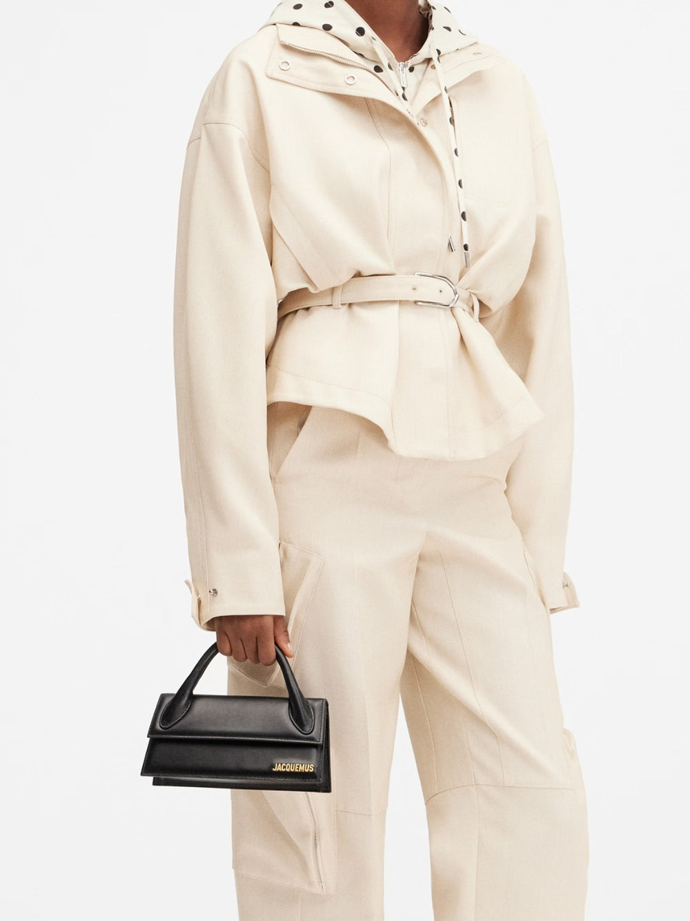 Jacquemus Le Chiquito Long Black Bag 213BA004-3000-990 Model View