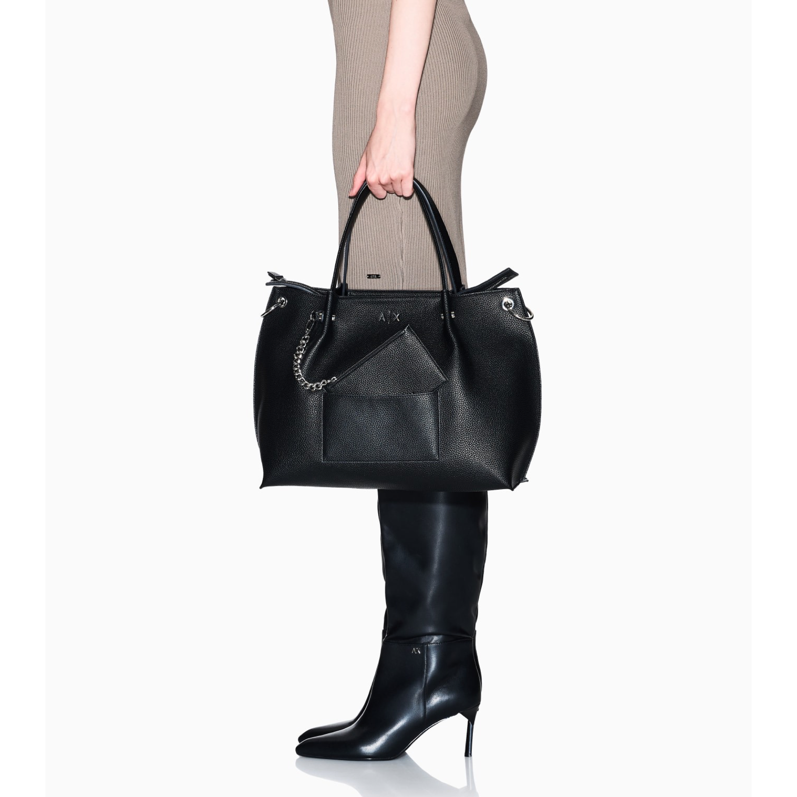 Дамска чанта Armani Exchange Shopper Bag With Clutch Wallet XW001211 AF15625 UC001 Hand View