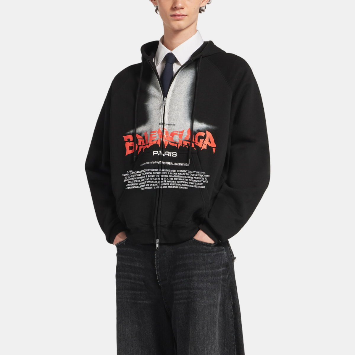 Balenciaga The Door Oversized Sweatshirt 850338TUVQ91000 Front View