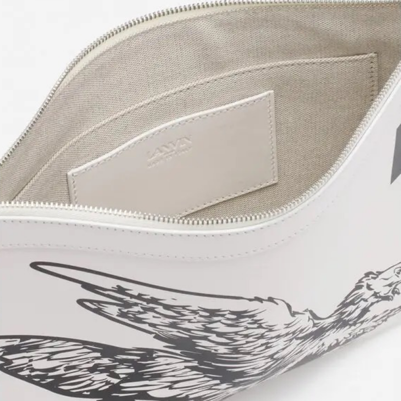 Мъжка клъч чанта Lanvin Eagle Print Men Clutch Bag