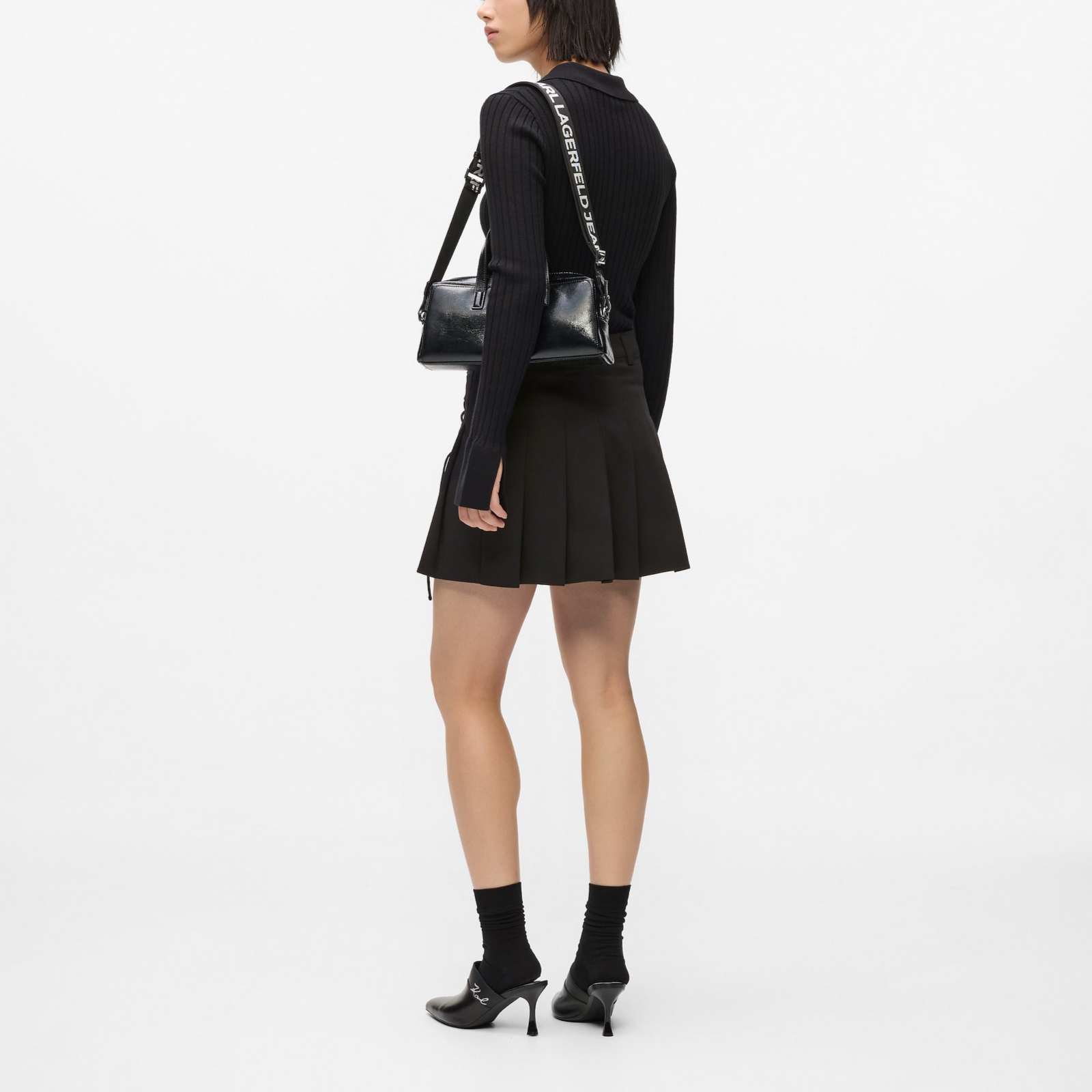 Дамска пола Karl Lagerfeld Jeans Women Skirt B1W12020 999 Back View