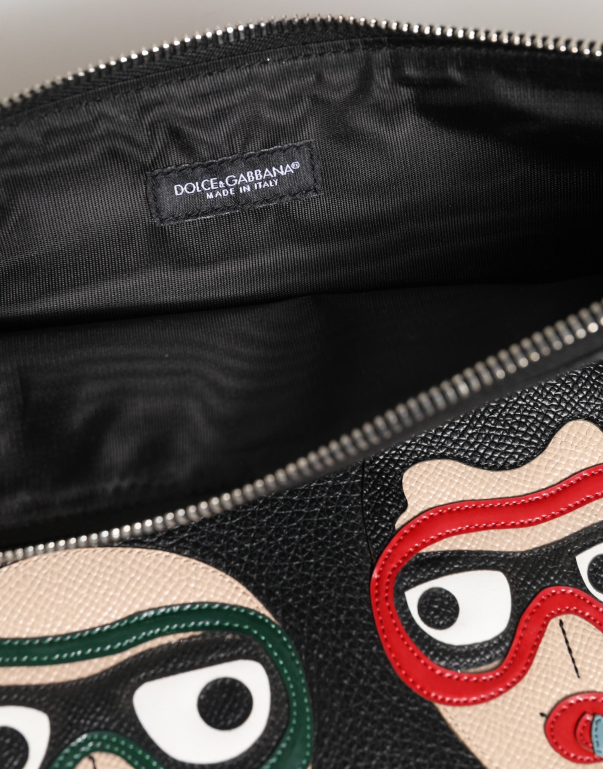 Dolce & Gabbana #DGFAMILY Embellished Men Clutch Bag BP2182 AU9501 80999 Close-Up