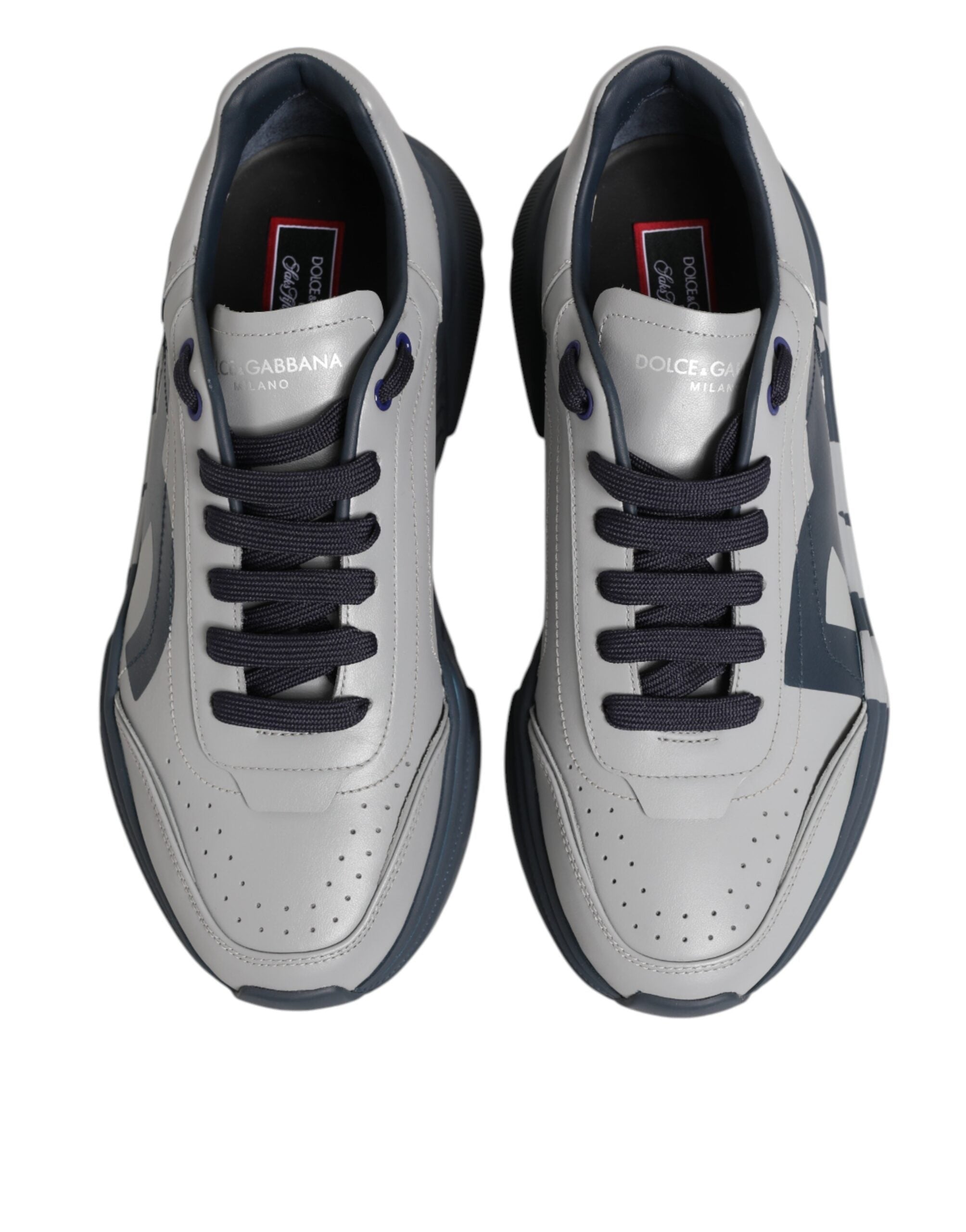 Мъжки кецове Men’s sneakers DOLCE & GABBANA Daymaster White and Blue top view
