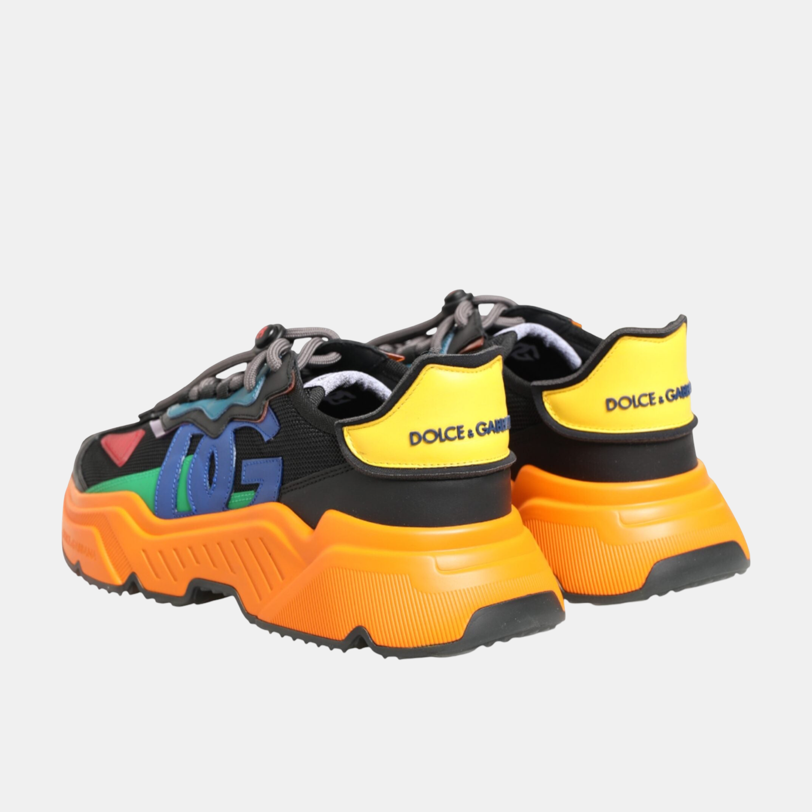 Dolce & Gabbana Multicolor Daymaster Men Sneakers Heel View