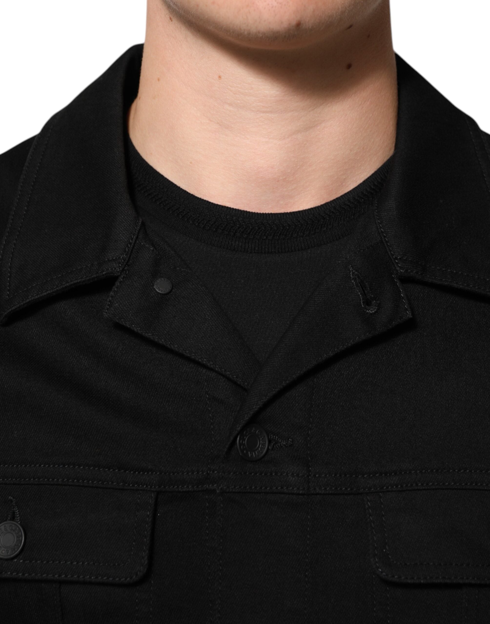 Dolce & Gabbana Men Denim Jacket Close-Up