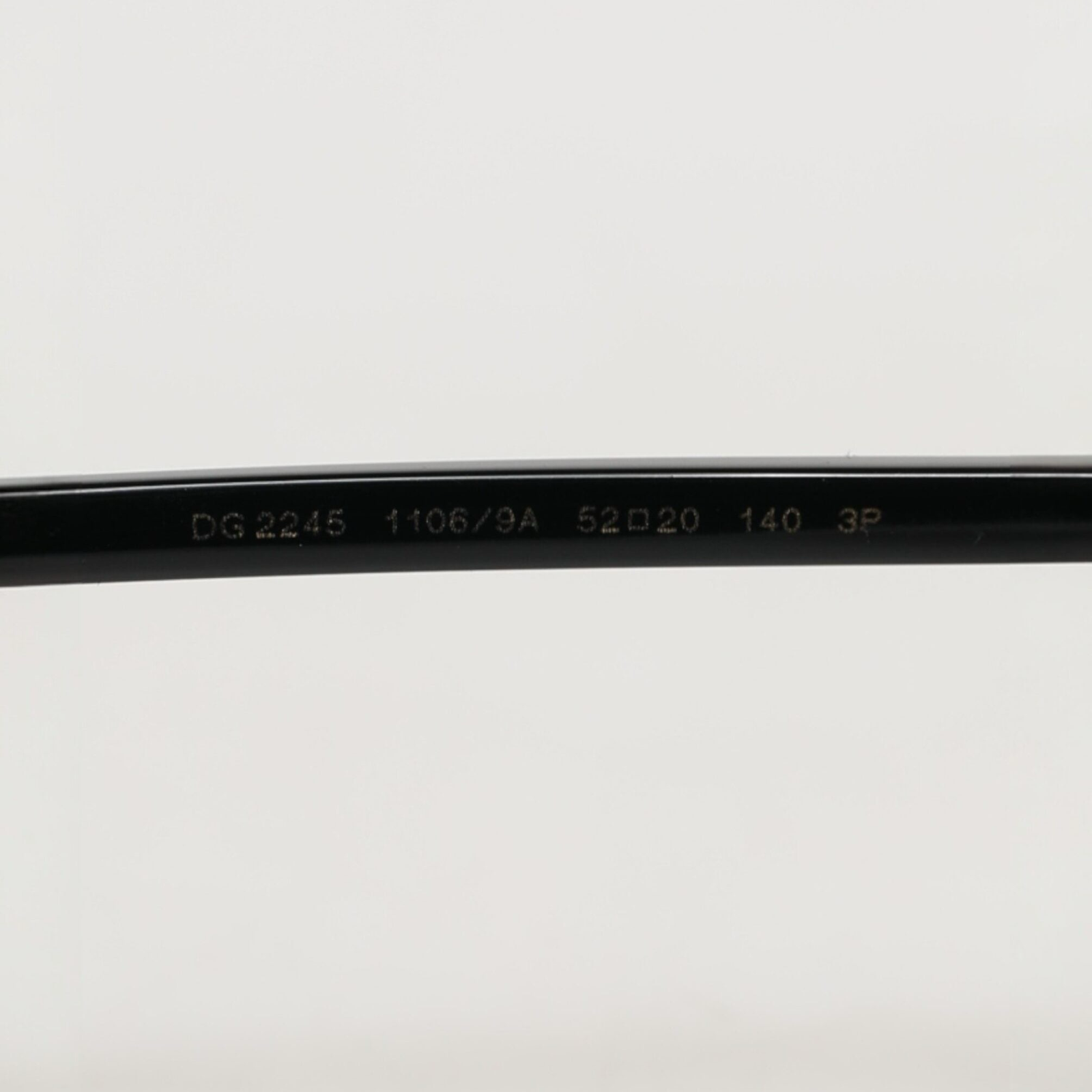 Dolce & Gabbana Matte Black Steel Frame Gray Lens Sunglasses