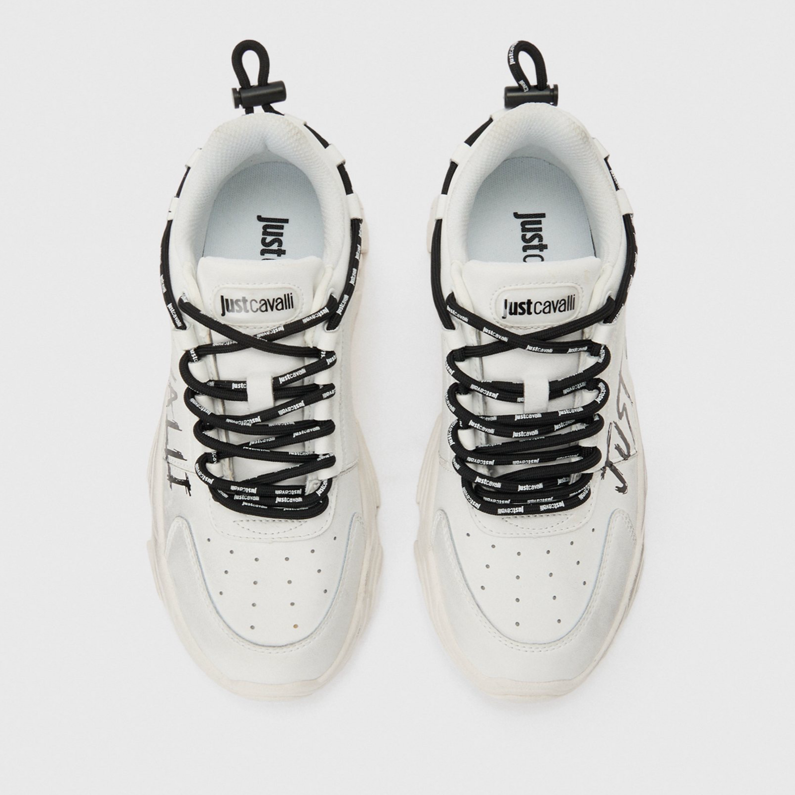 Мъжки кецове Just Cavalli Fondo Liuk 80QA3SH1 ZPC21 003 Men Sneakers Top View