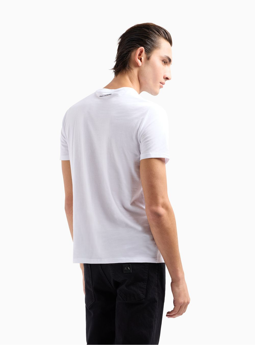 Мъжка тениска в бяло Armani Exchange 8NZTCK Z8H4Z