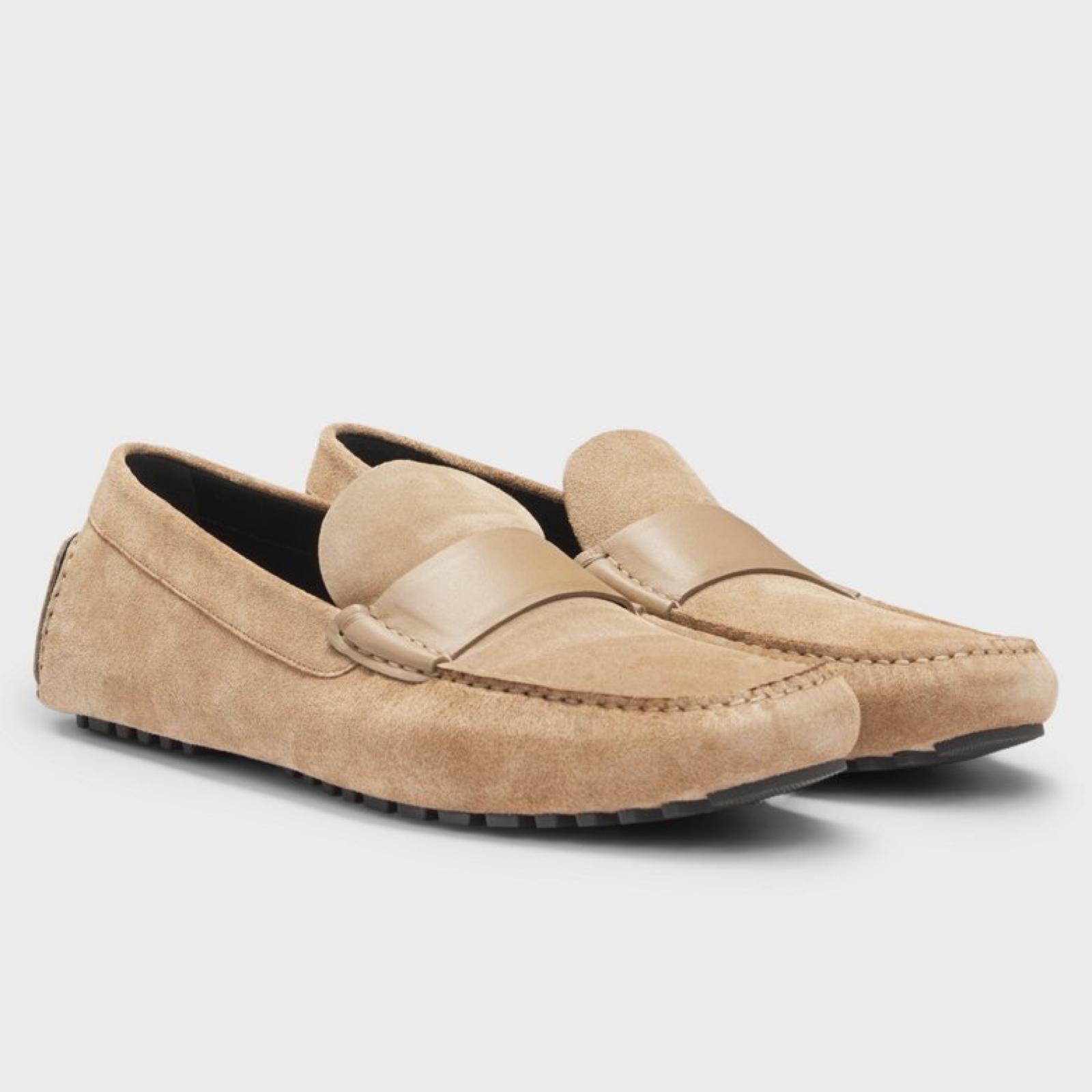 Мъжки мокасини Boss Men Moccasins 50538978 268 Lateral View
