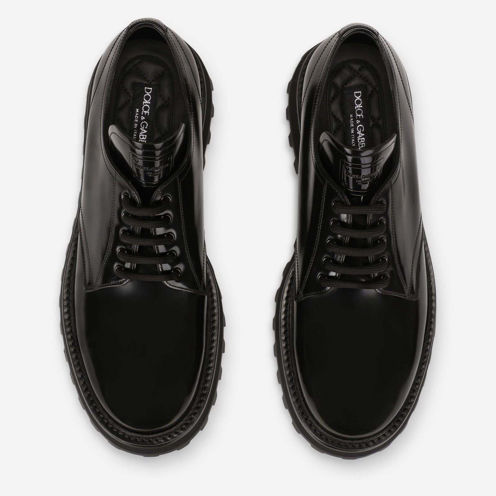 Dolce & Gabbana Hi-Trekking Men Derby Shoes Top View