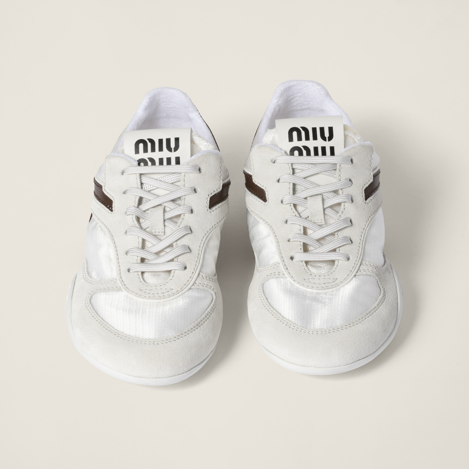 Miu Miu Gymnasium Sneakers 5E428EFA00571LF0X97 Front View