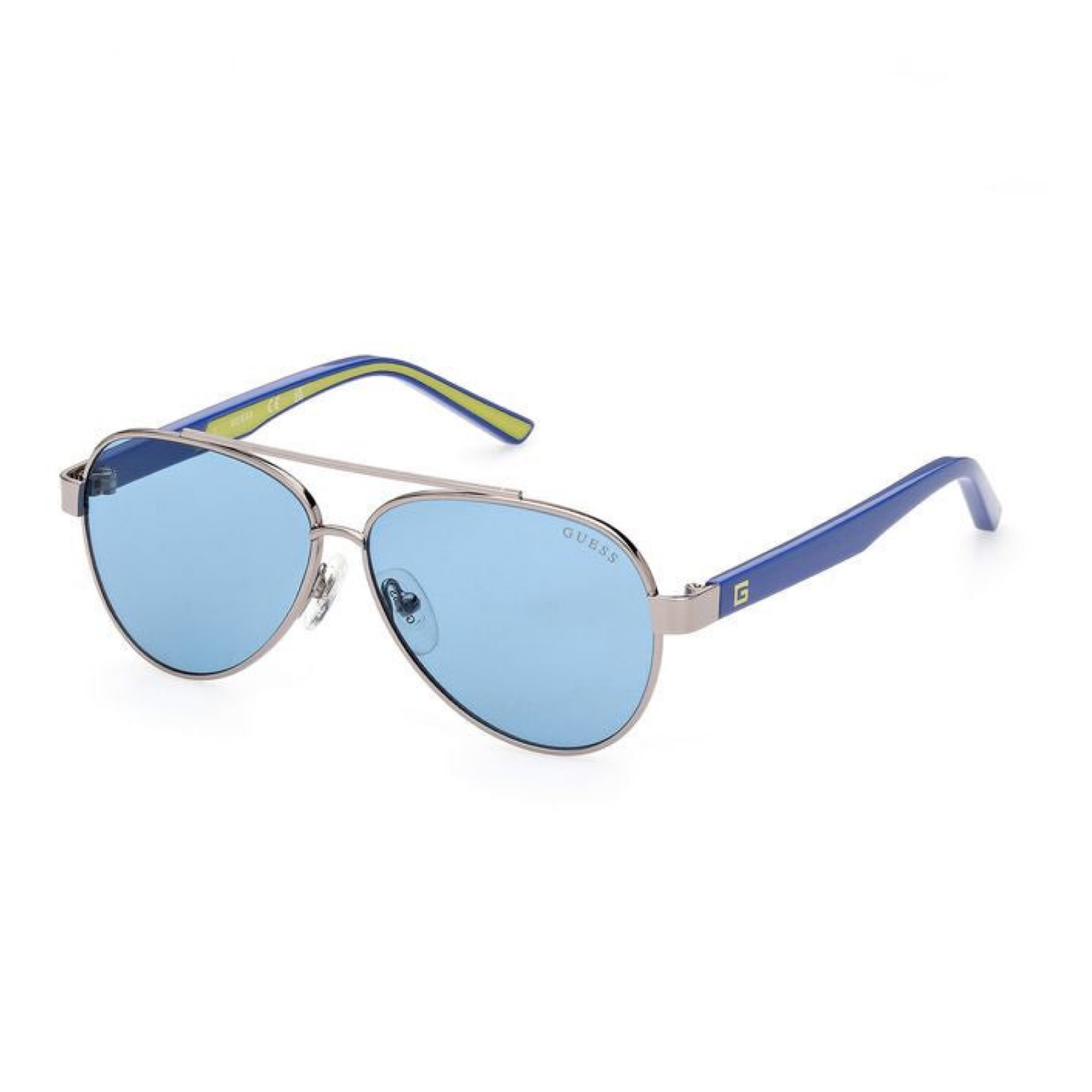 Guess Gray Metal Sunglasses