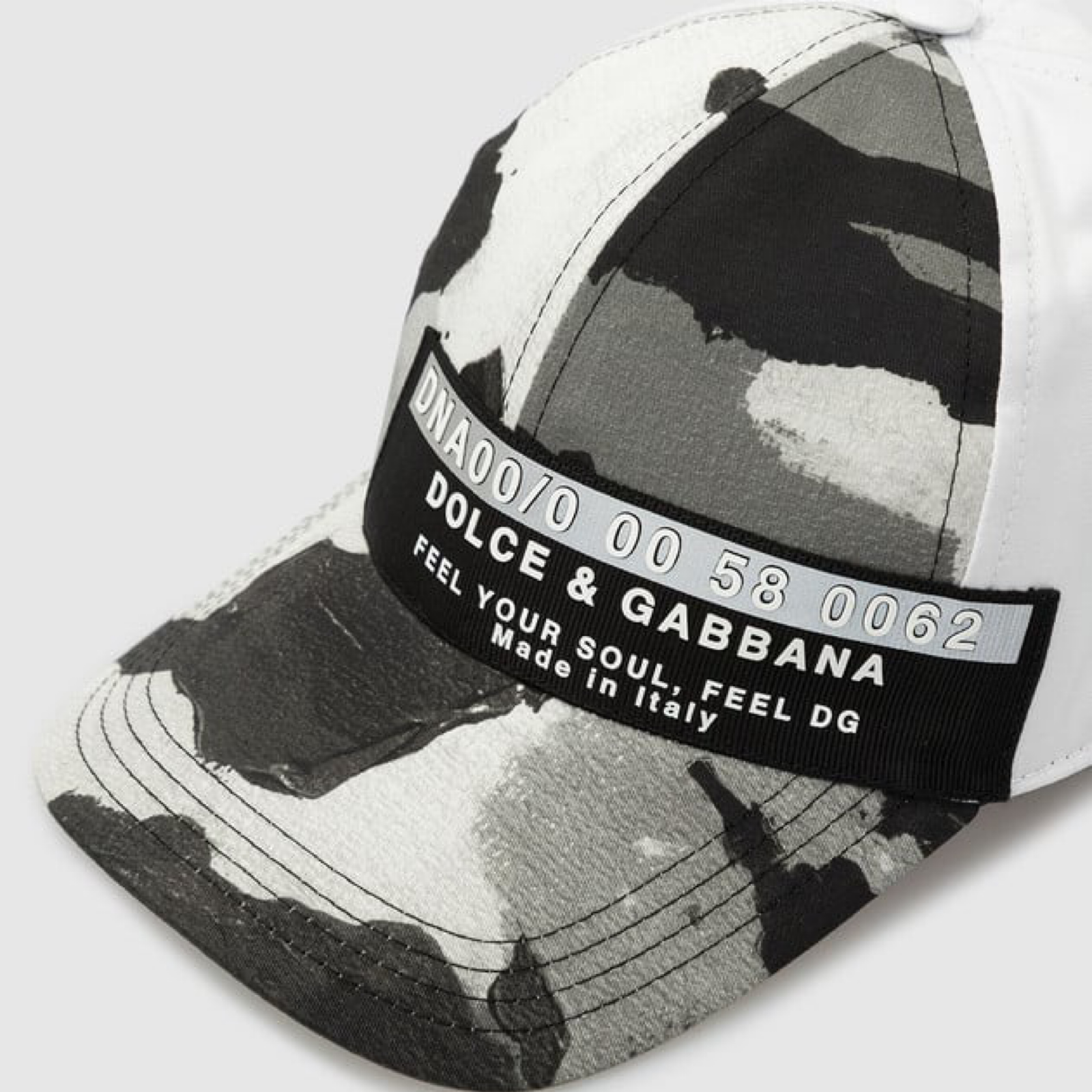 Мъжка шапка Dolce & Gabbana Camouflage 6 Panels Baseball Cap Top View