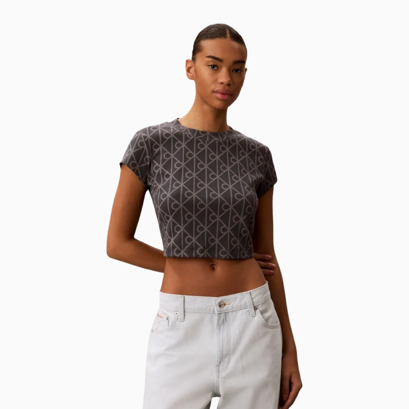 Дамска тениска Calvin Klein Jeans Women T-shirt LV047G830G 4XN Front View