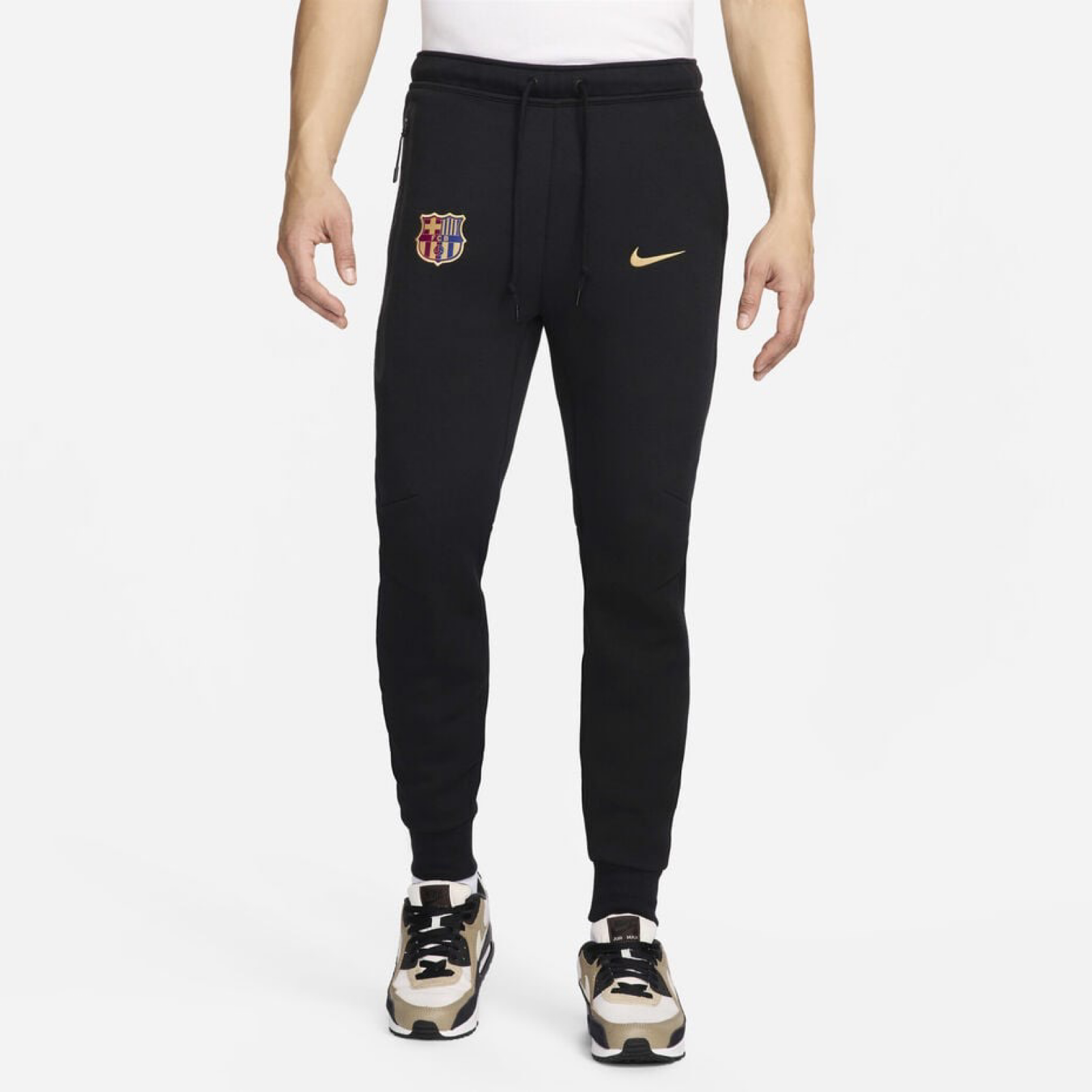 Мъжко спортно долнище Nike F.C. Barcelona Tech Fleece Men Jogger Pants FN8487–010 Front View