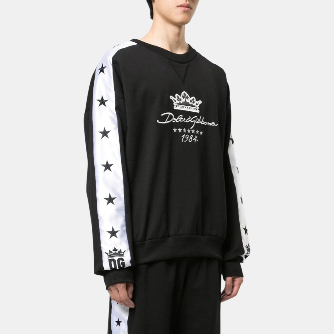 Мъжка блуза Dolce & Gabbana Logo Embroidered 1984 Men Sweatshirt
