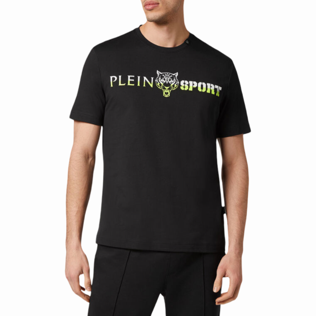 Мъжка черна тениска Plein Sport