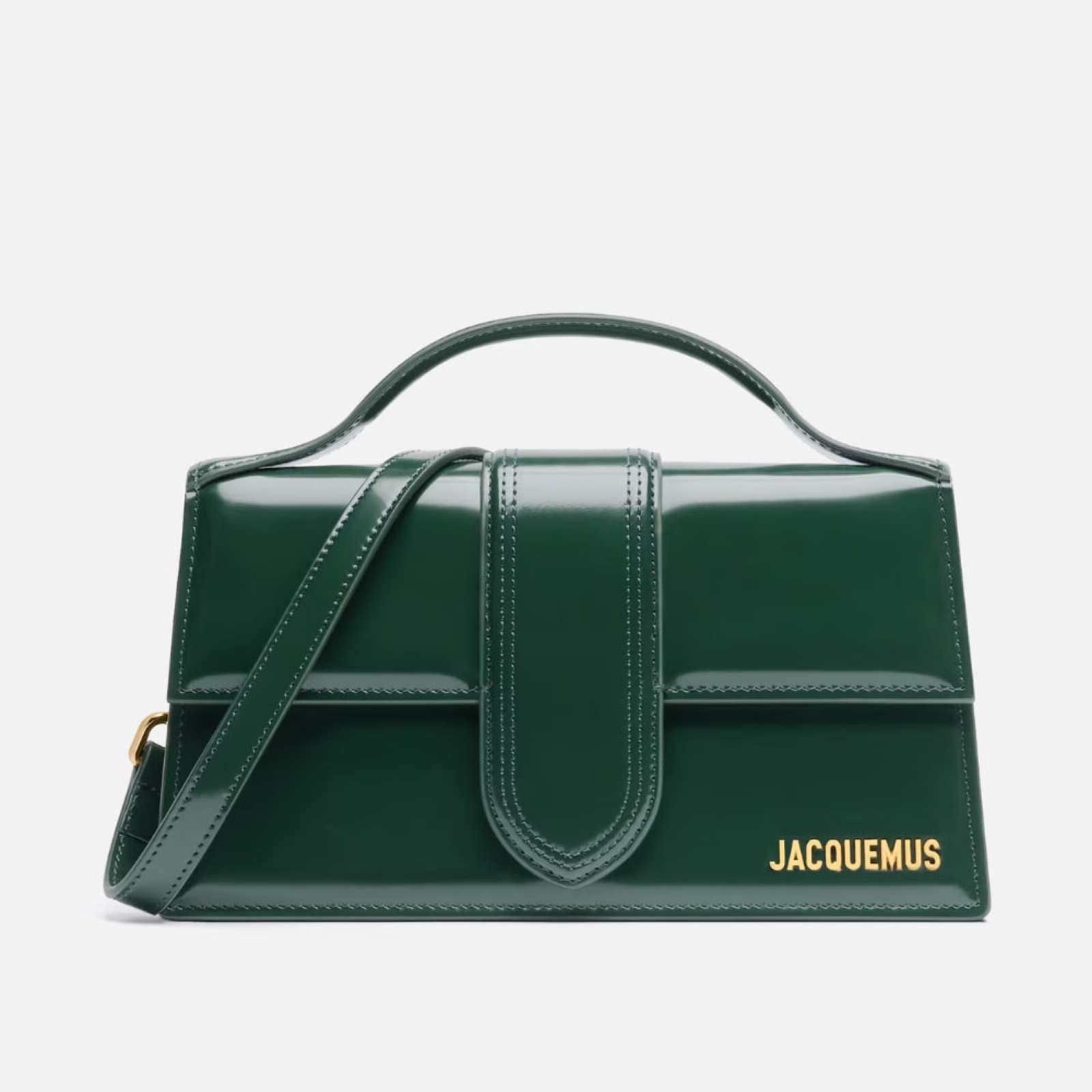 Jacquemus Le Grand Bambino Dark Green Bag 213BA007-3128-590 Front View