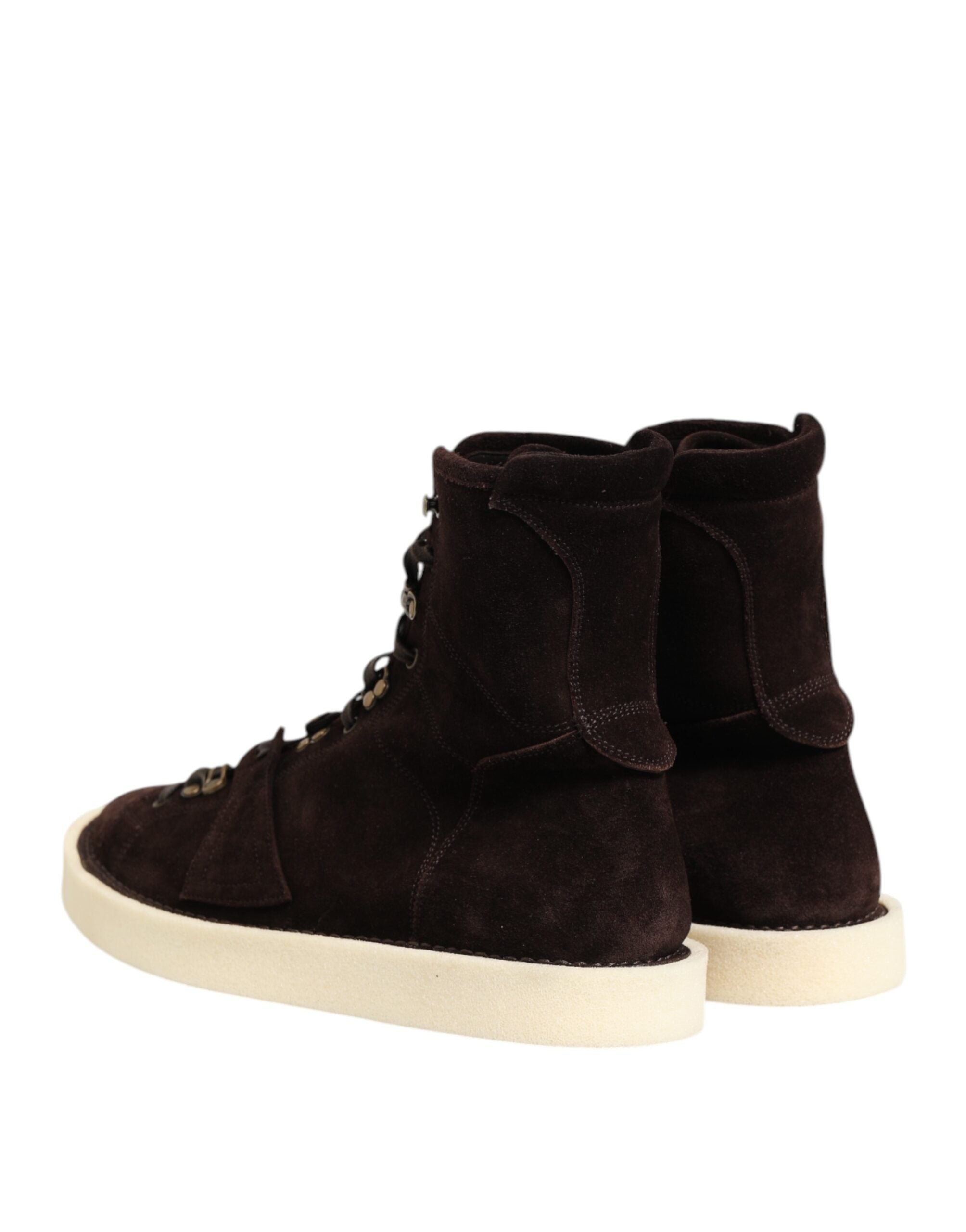 Мъжки боти Men’s ankle boots DOLCE & GABBANA A20130 AW373 Dark Brown heels view