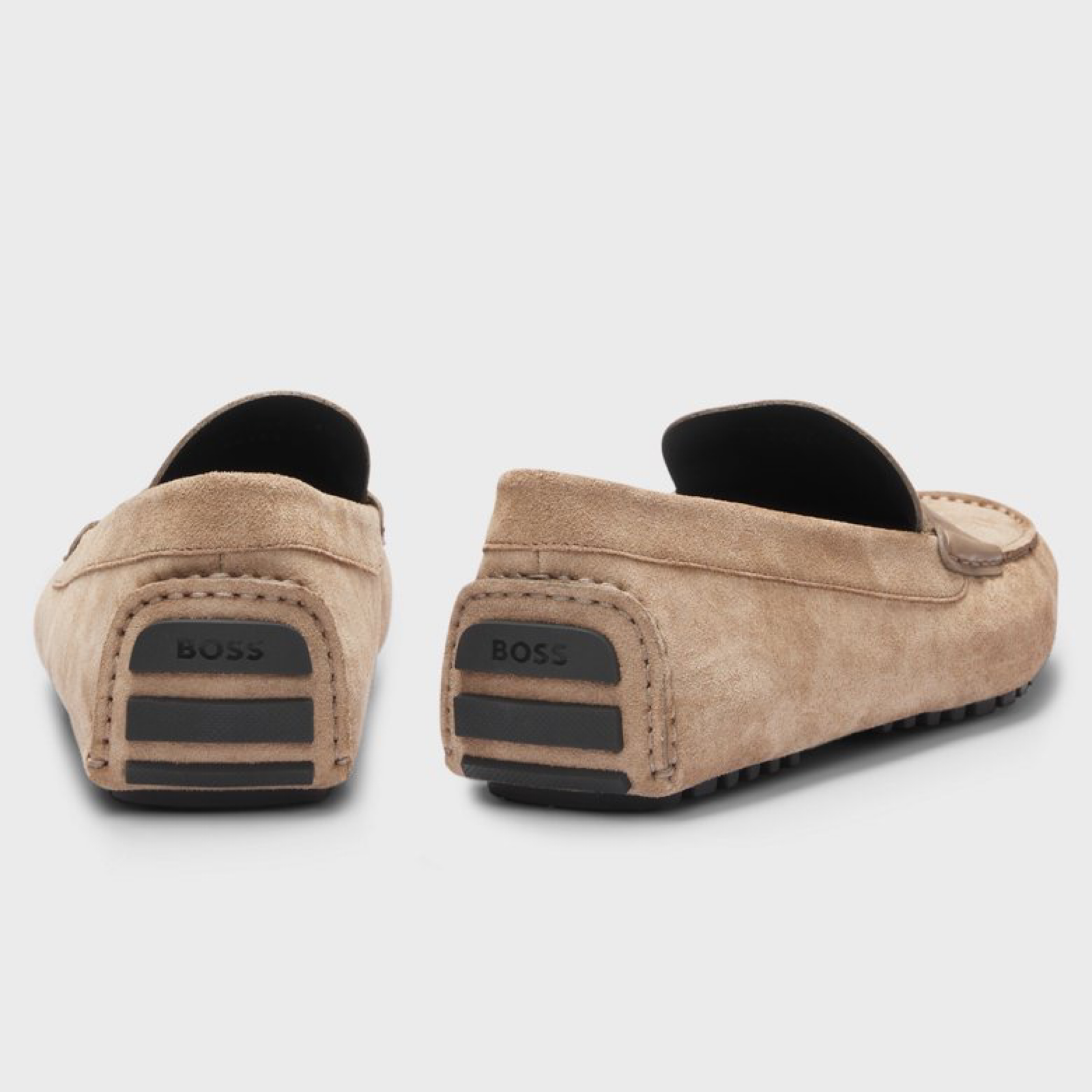 Мъжки мокасини Boss Men Moccasins 50538978 268 Heel View