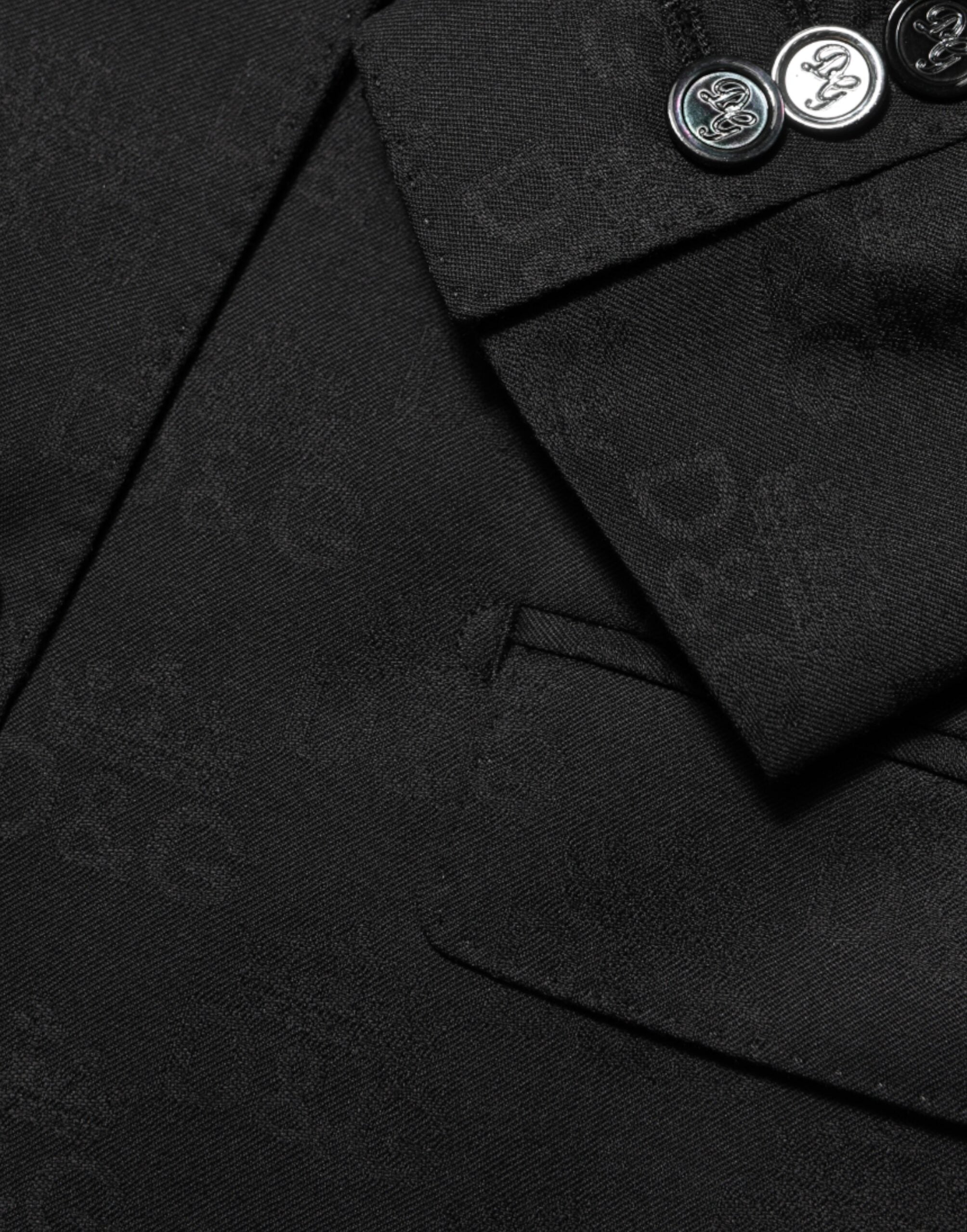 Dolce & Gabbana Jacquard Martini Men Blazer