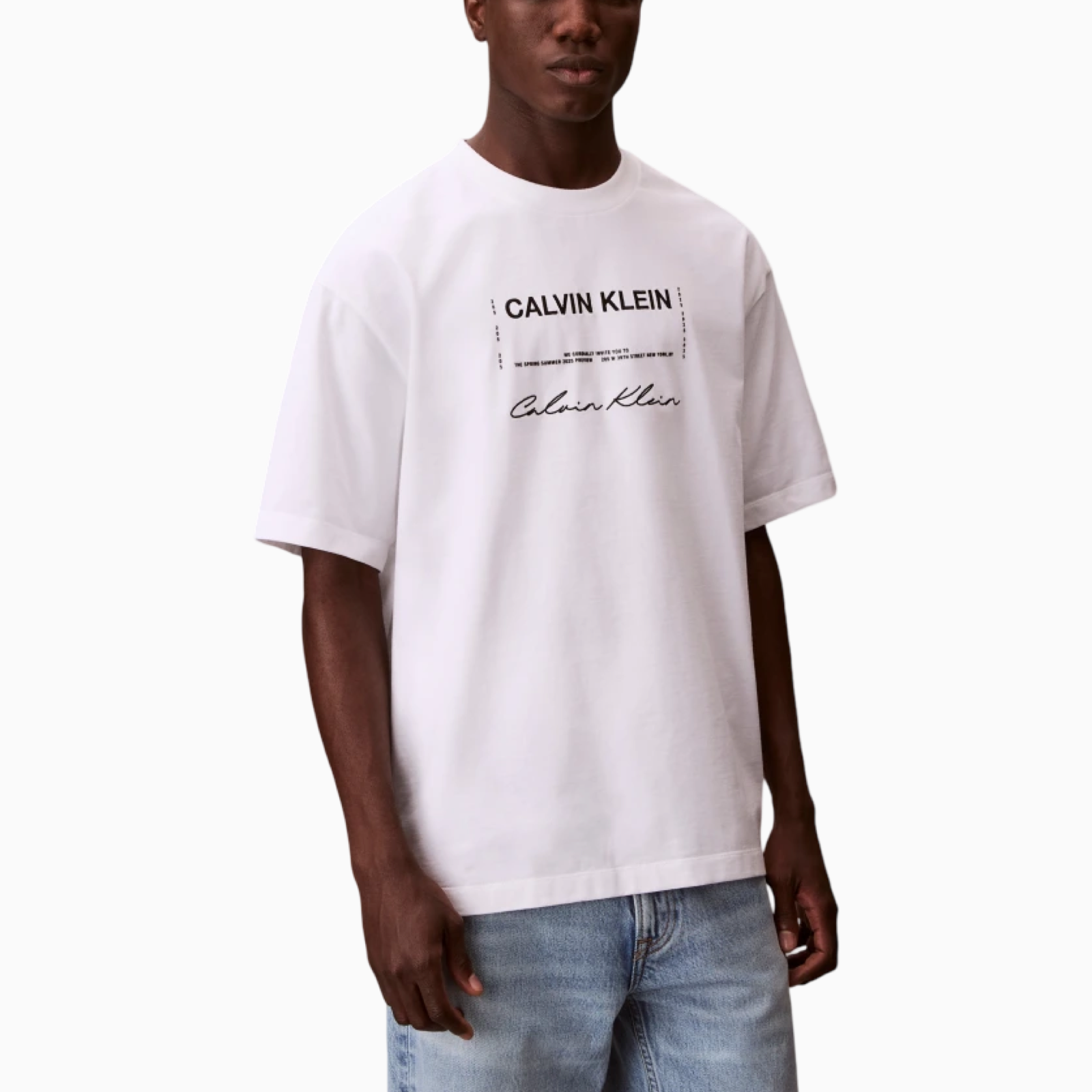 Мъжка тениска Calvin Klein Jeans Men T-shirt LV04RE827G YAF Front View