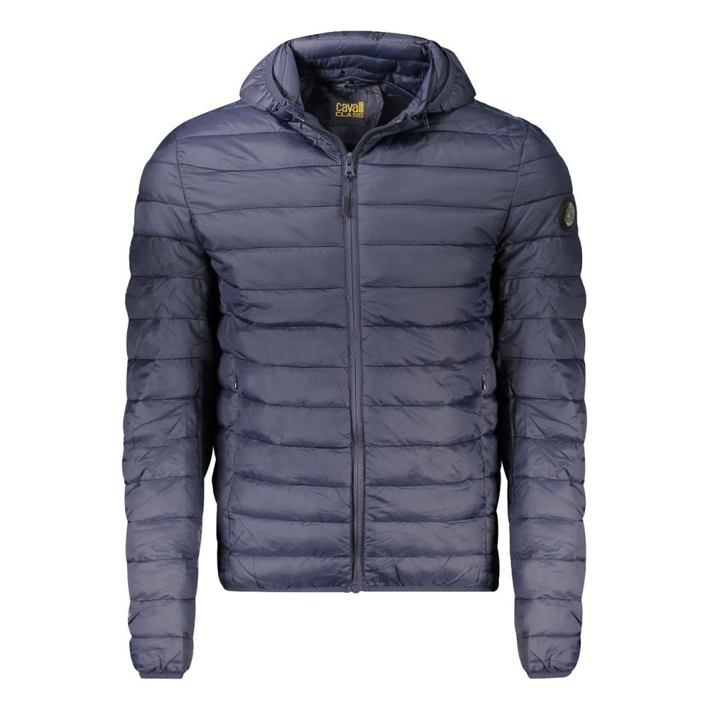 Мъжко синьо яке Cavalli Class Men Jacket TXT40SSB049 BL04926 Front View