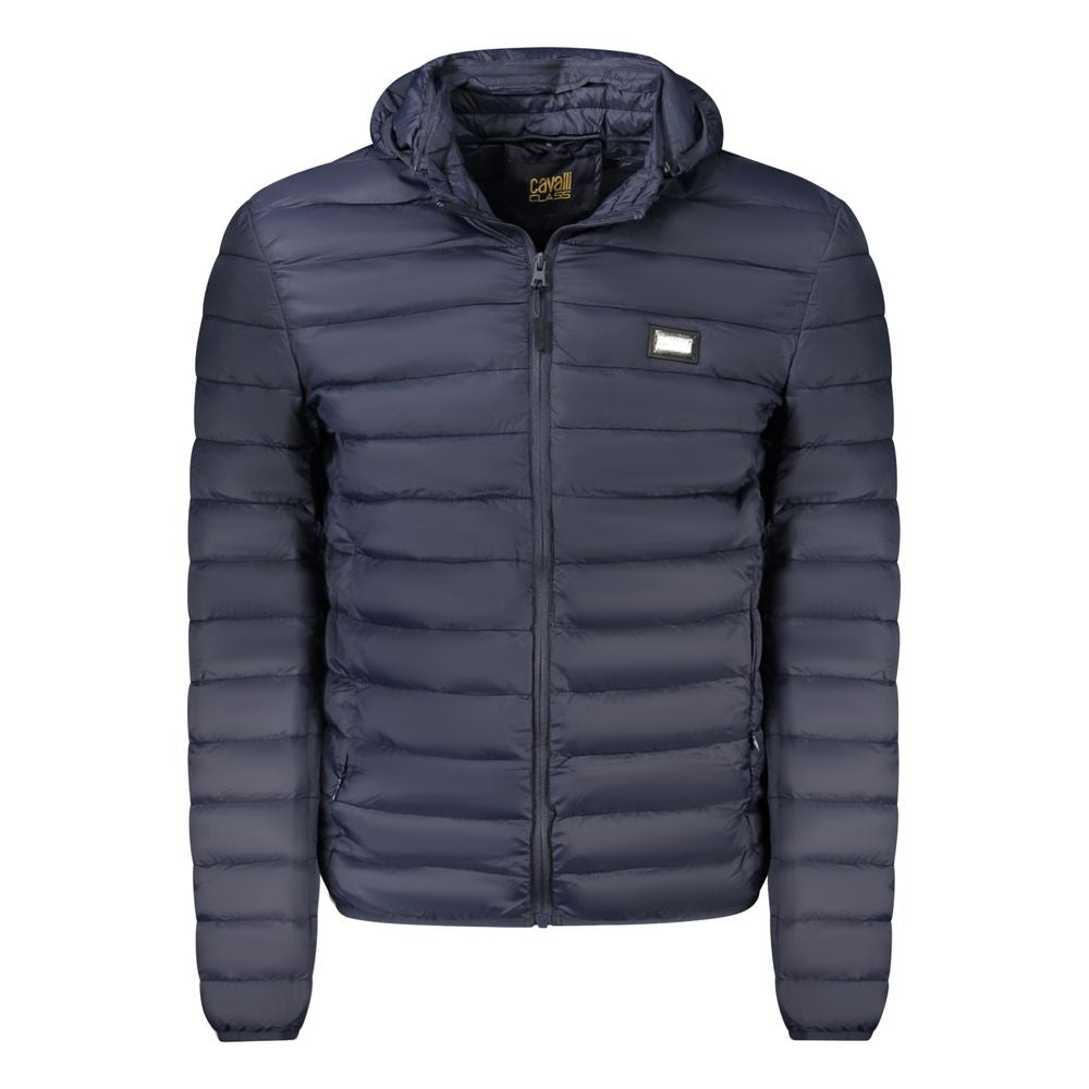 Мъжки синьо яке Cavalli Class Men Jacket TXT40RSB049 BL04926 Front View