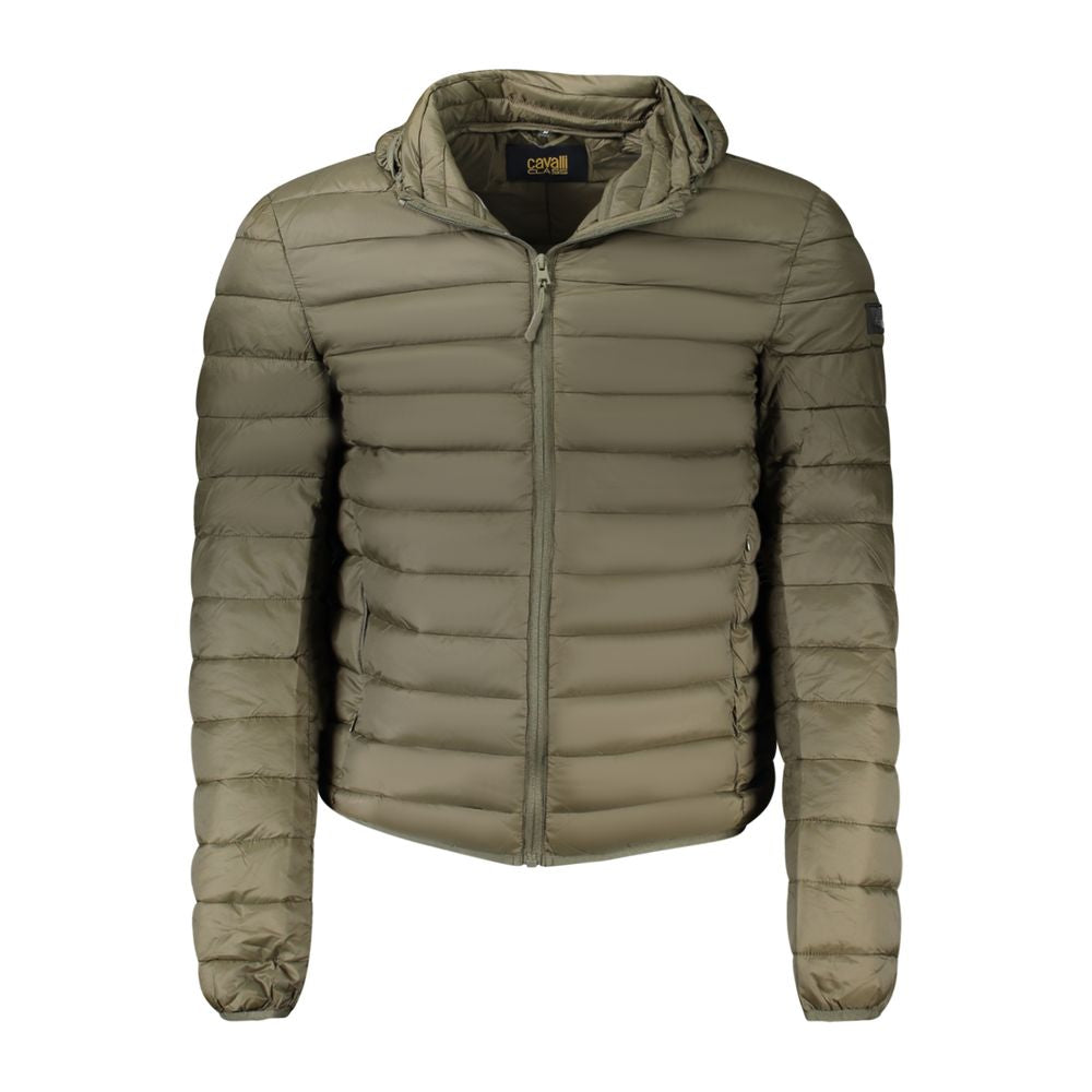 Мъжко зелено яке Cavalli Class Men Jacket TXT40TSB049 VE04000 Front View