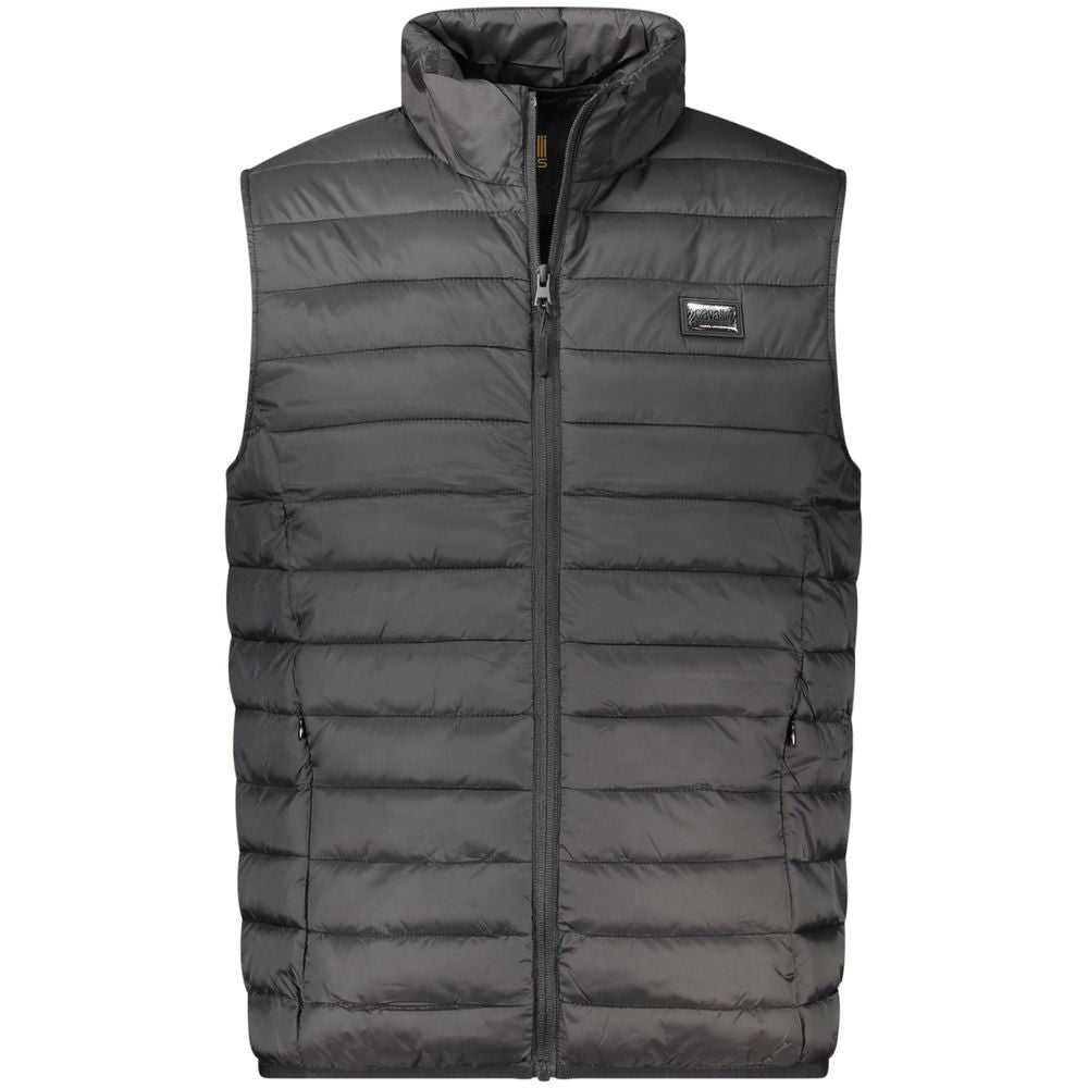 Мъжки черен елек Cavalli Class Men Gilet TXT40VSB049 NE05051 Front View