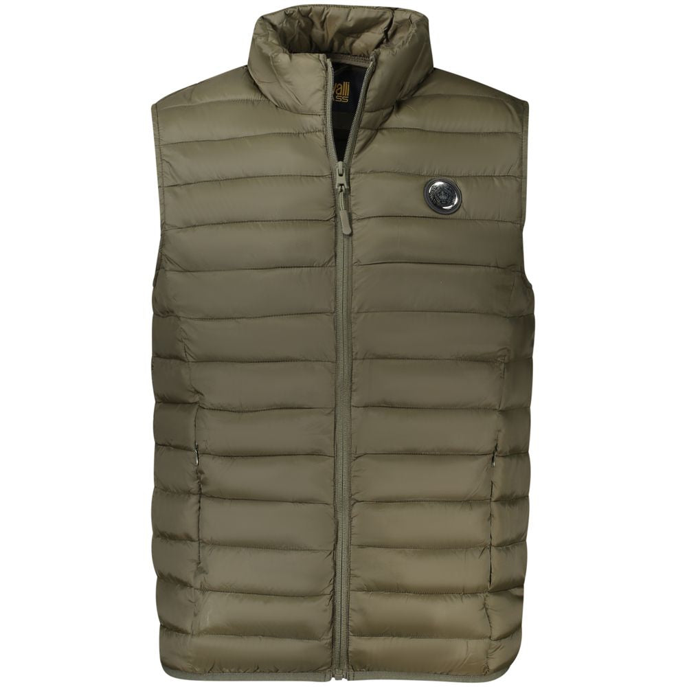Мъжки зелен елек Cavalli Class Men Gilet TXT40USB049 VE04000 Front View