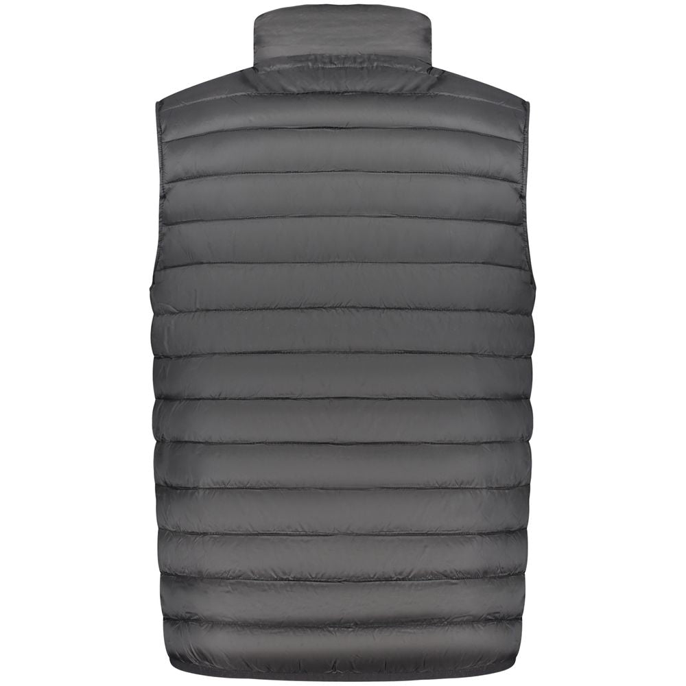Мъжки черен елек Cavalli Class Men Gilet TXT40USB049 BL04926 Back View