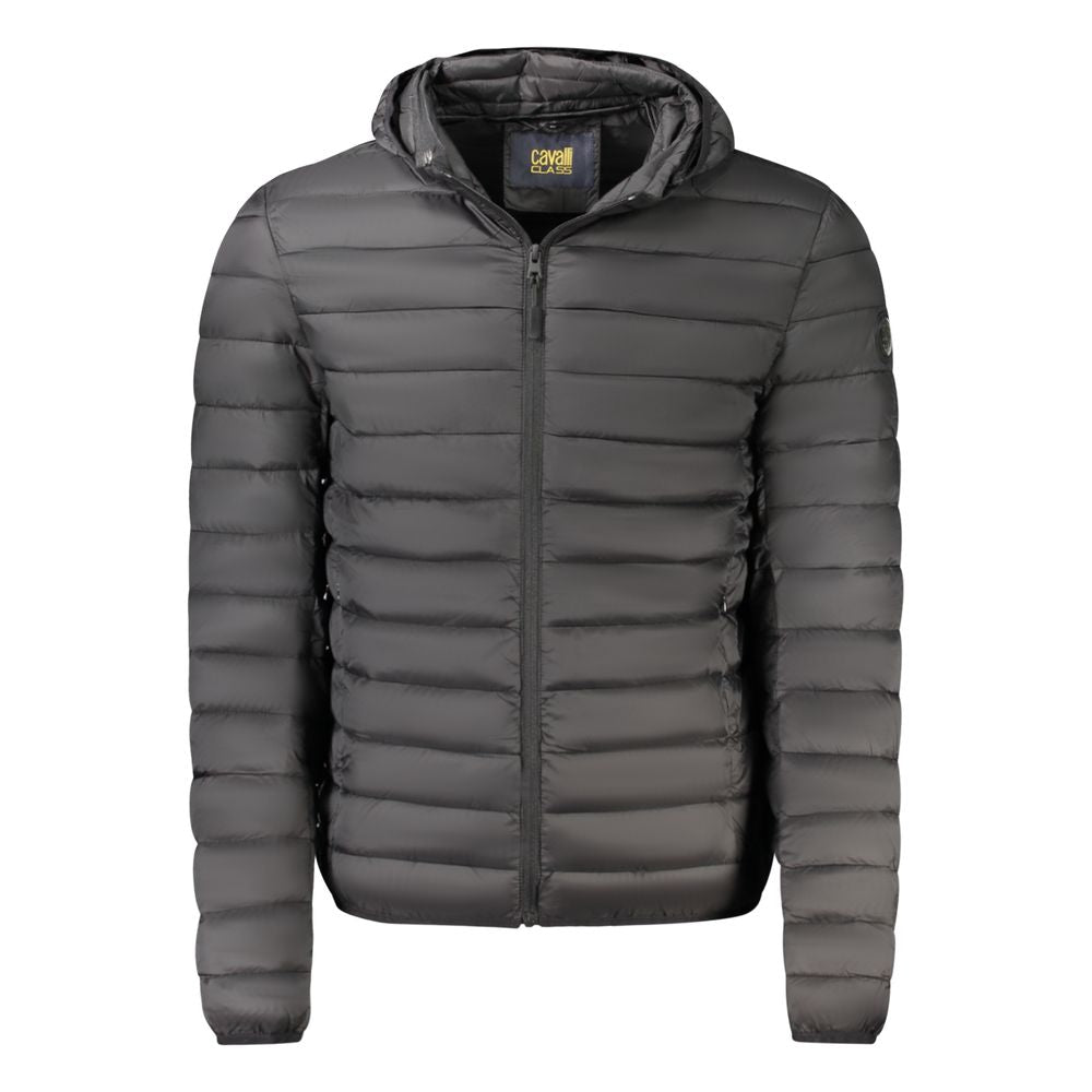 Мъжко черно яке Cavalli Class Men Jacket TXT40SSB049 NE05051 Front View