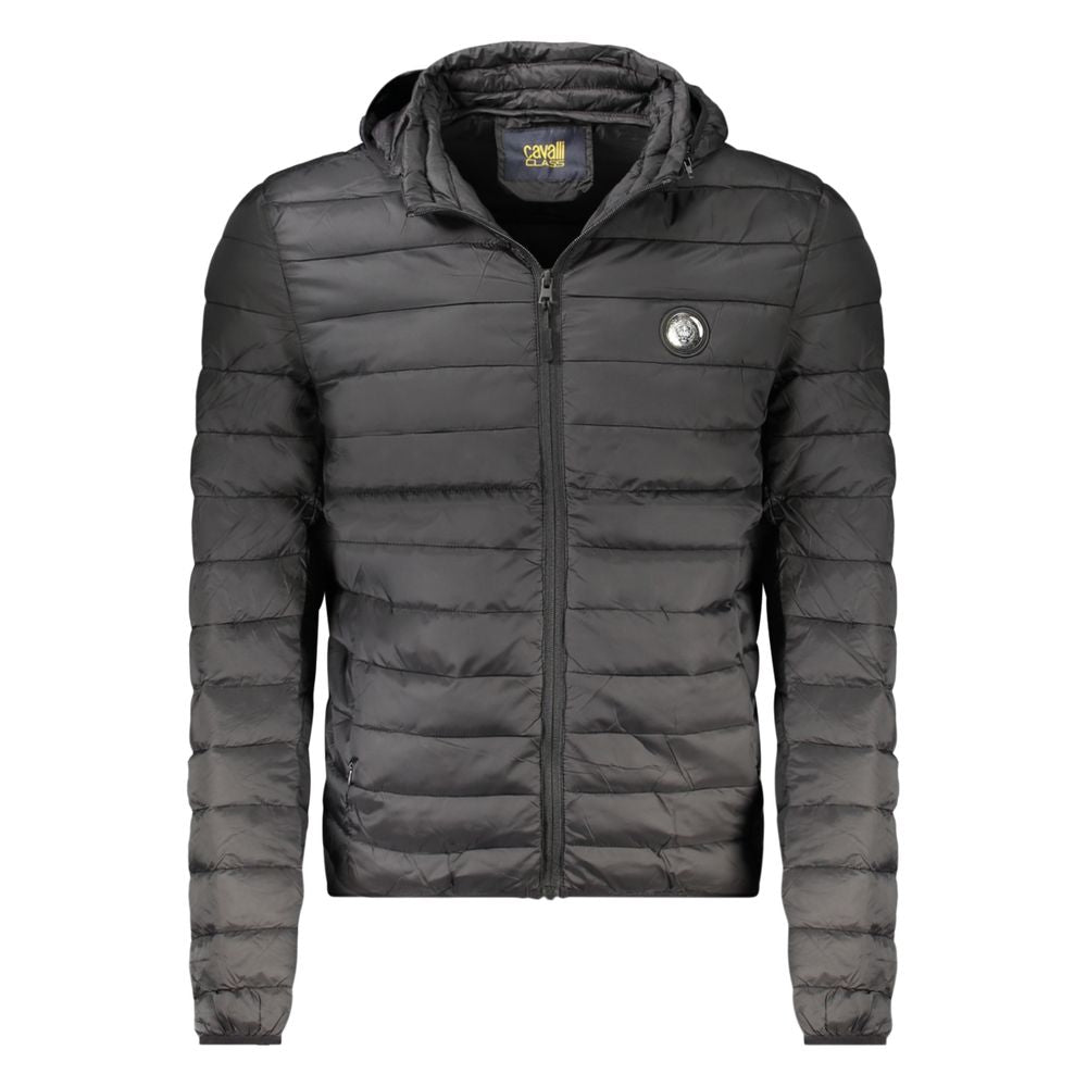 Мъжко черно яке Cavalli Class Men Jacket TXT40QSB049 NE05051 Front View
