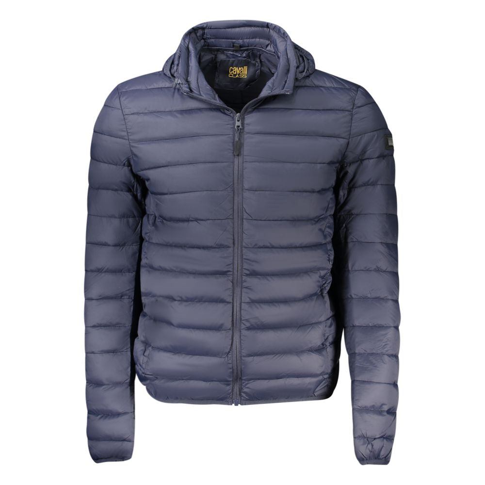 Мъжко синьо яке Cavalli Class Men Jacket TXT40TSB049 BL04926 Front View