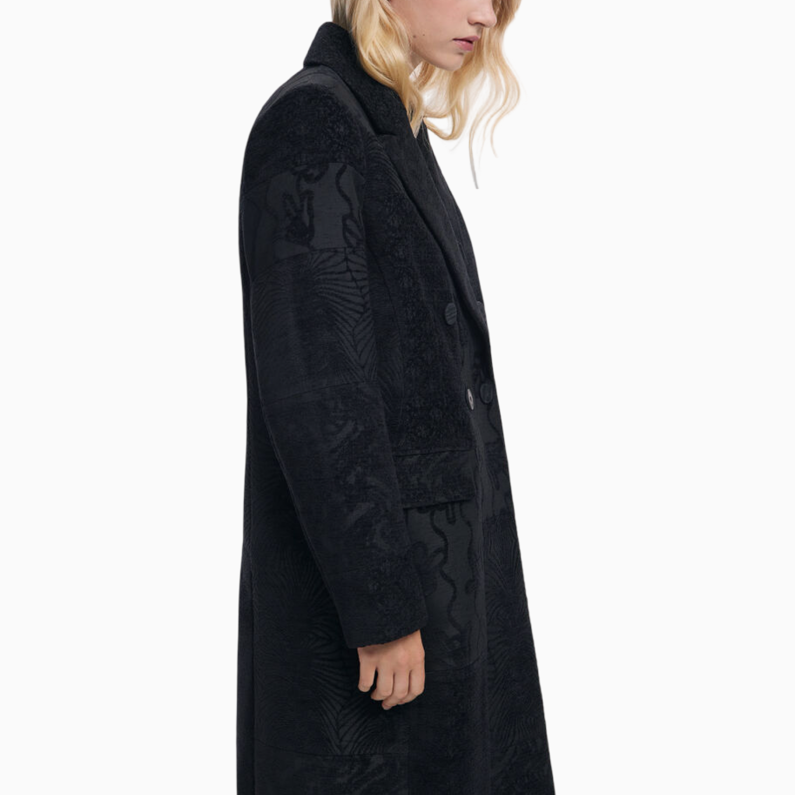 Дамско палто Desigual Women Coat 25WWEW16 Side View