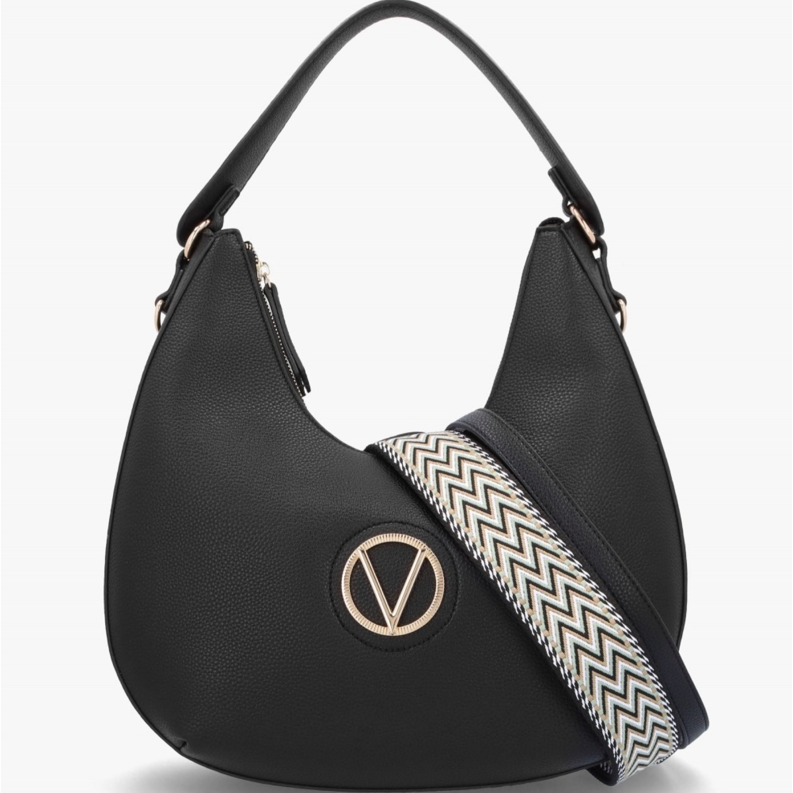 Дамска черна чанта Valentino VBS7QS04