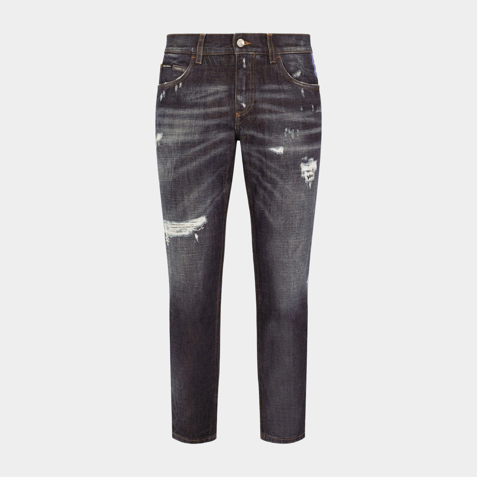 Dolce & Gabbana Super Pig Logo Jeans GYIXCZ G8AV6 S9001 Front View