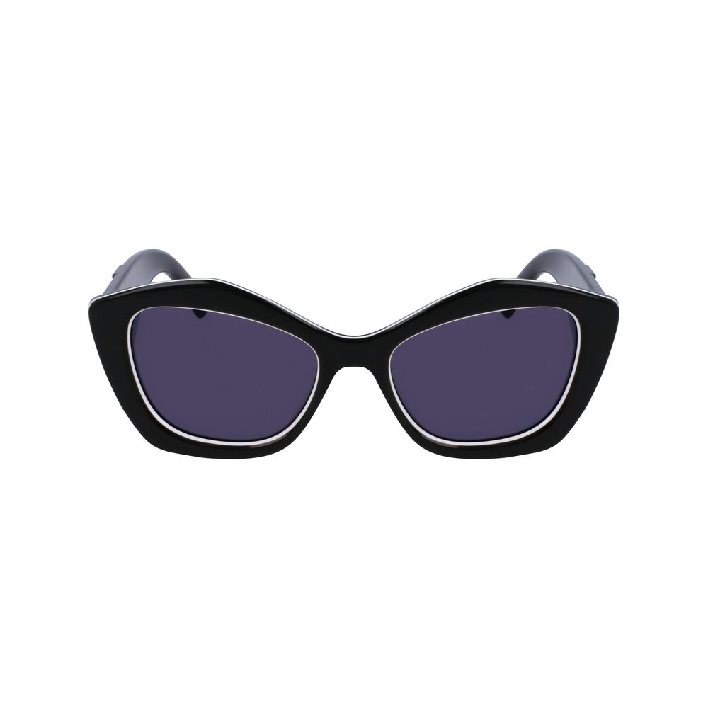Karl Lagerfeld Black Acetate Sunglasses