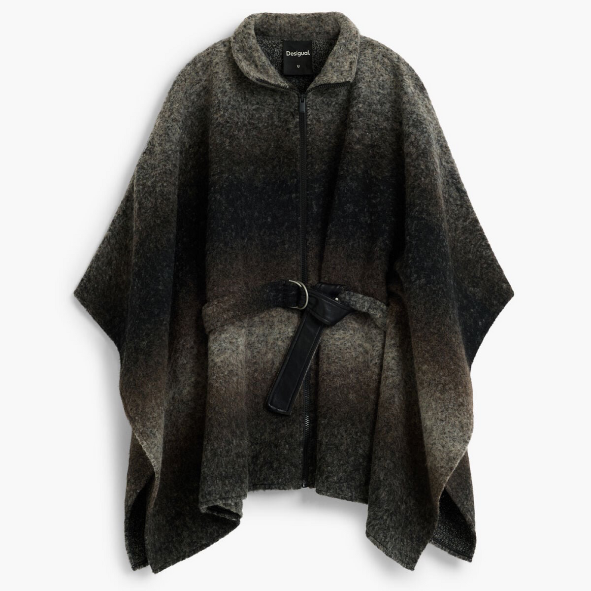 Дамско пончо Desigual Women Poncho 26WAIA30 9019 Front View
