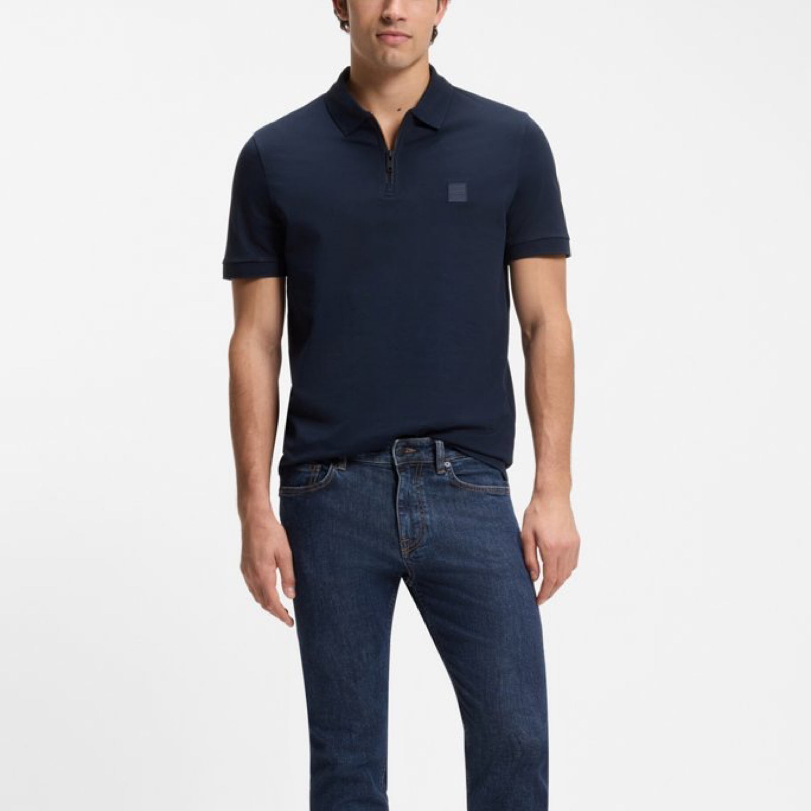 Мъжки дънки Boss Men Jeans 50564546 412 Front View