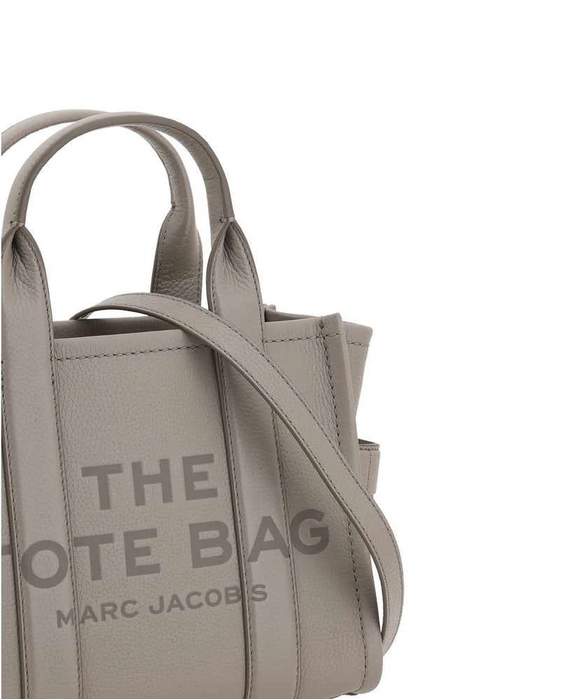 Marc Jacobs Gray Calf Leather Bos Taurus Handbag