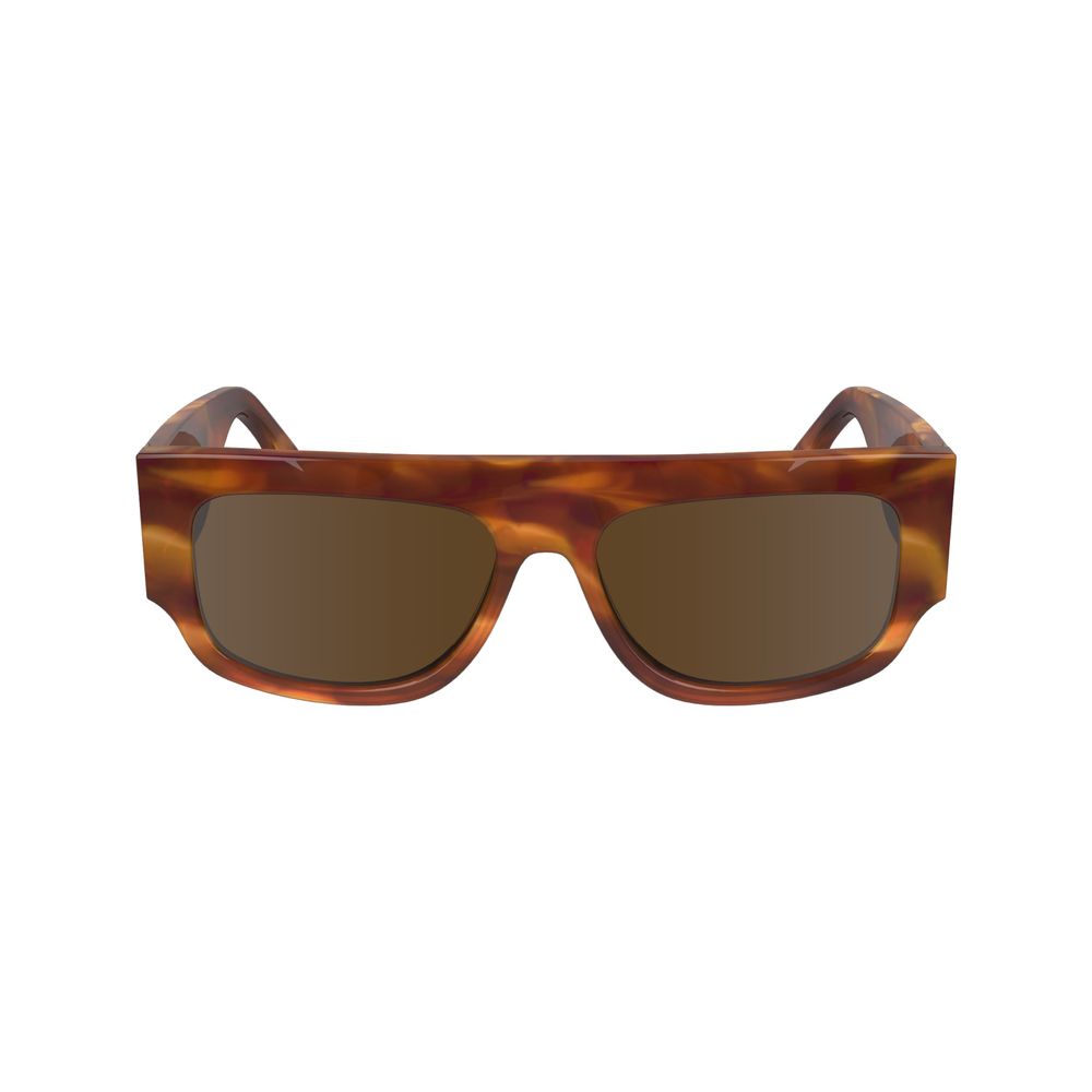 Victoria Beckham Brown Acetate Sunglasses