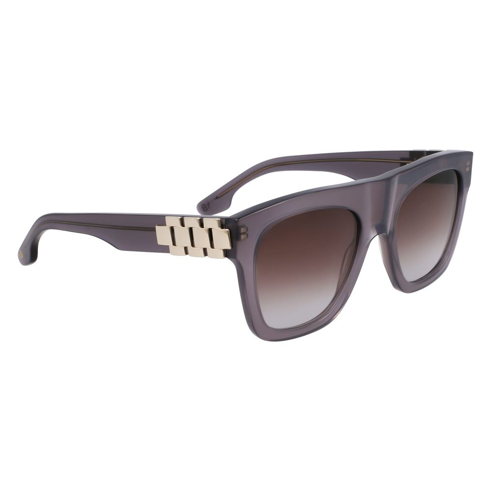 Victoria Beckham White Acetate Sunglasses
